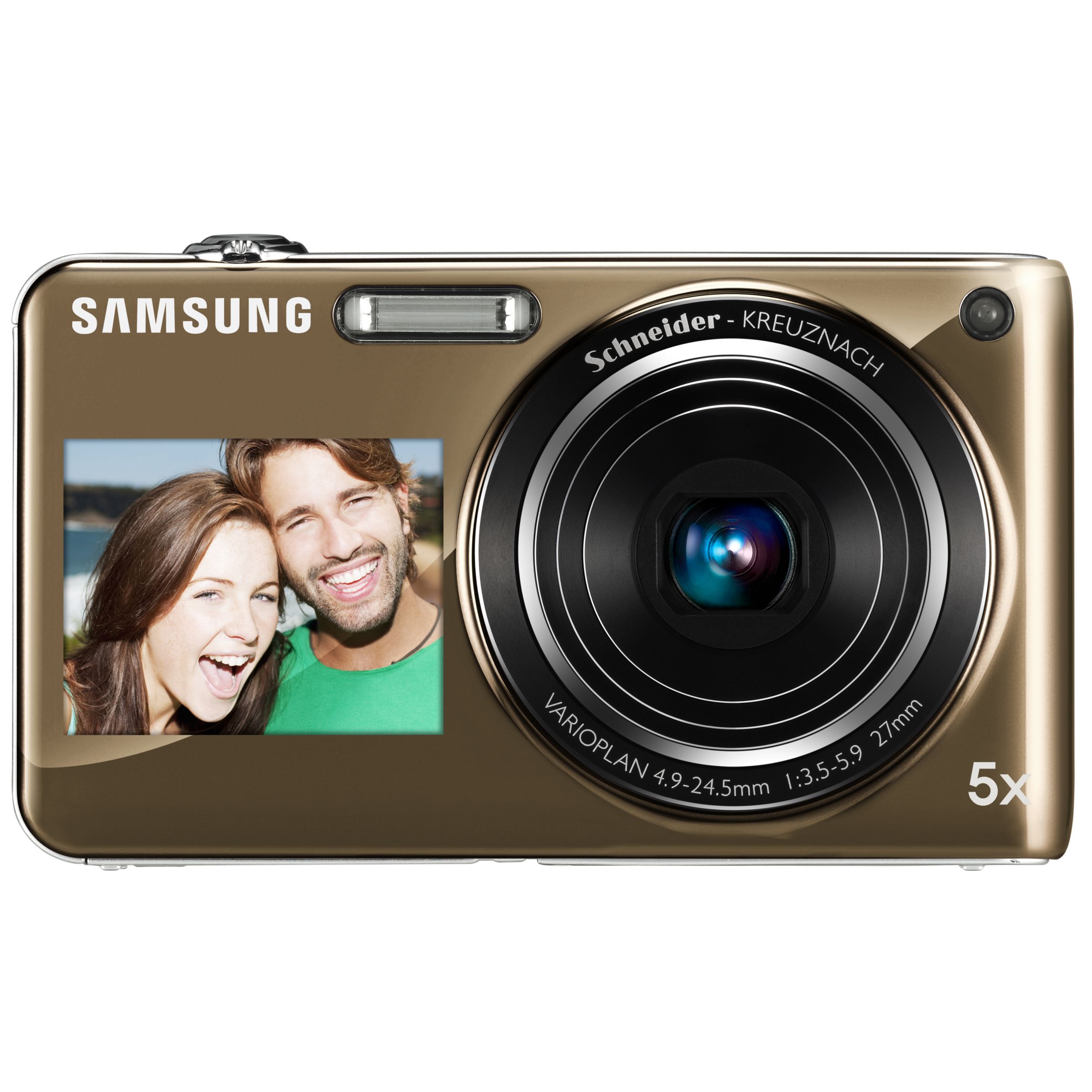 Samsung ST600 Dual Screen Digital Camera, Platinum at John Lewis