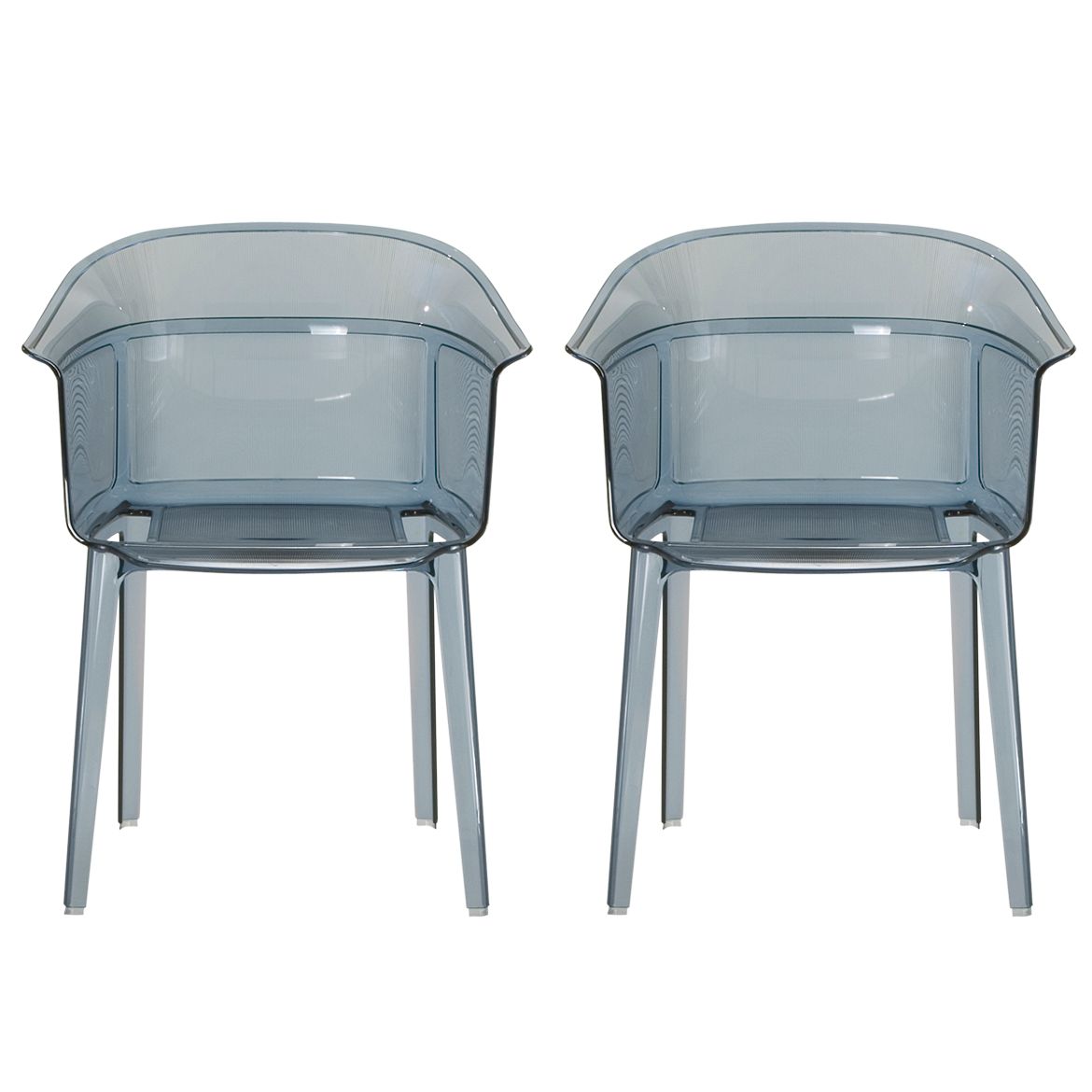 Bouroullec Brothers for Kartell Papyrus Chair, Powder Blue, Pair at JohnLewis