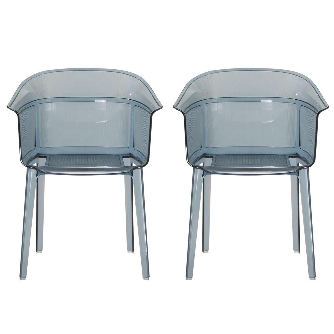 Bouroullec Brothers for Kartell Papyrus Chair, Powder Blue, Pair at JohnLewis