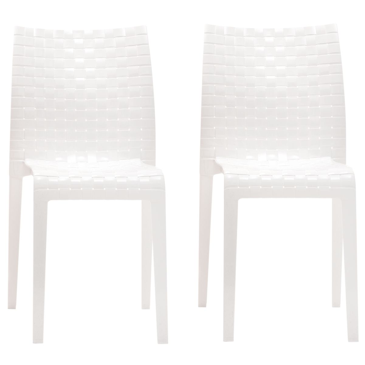 Tokujin Yoshioka for Kartell Ami Ami Chair, White, Pair at JohnLewis