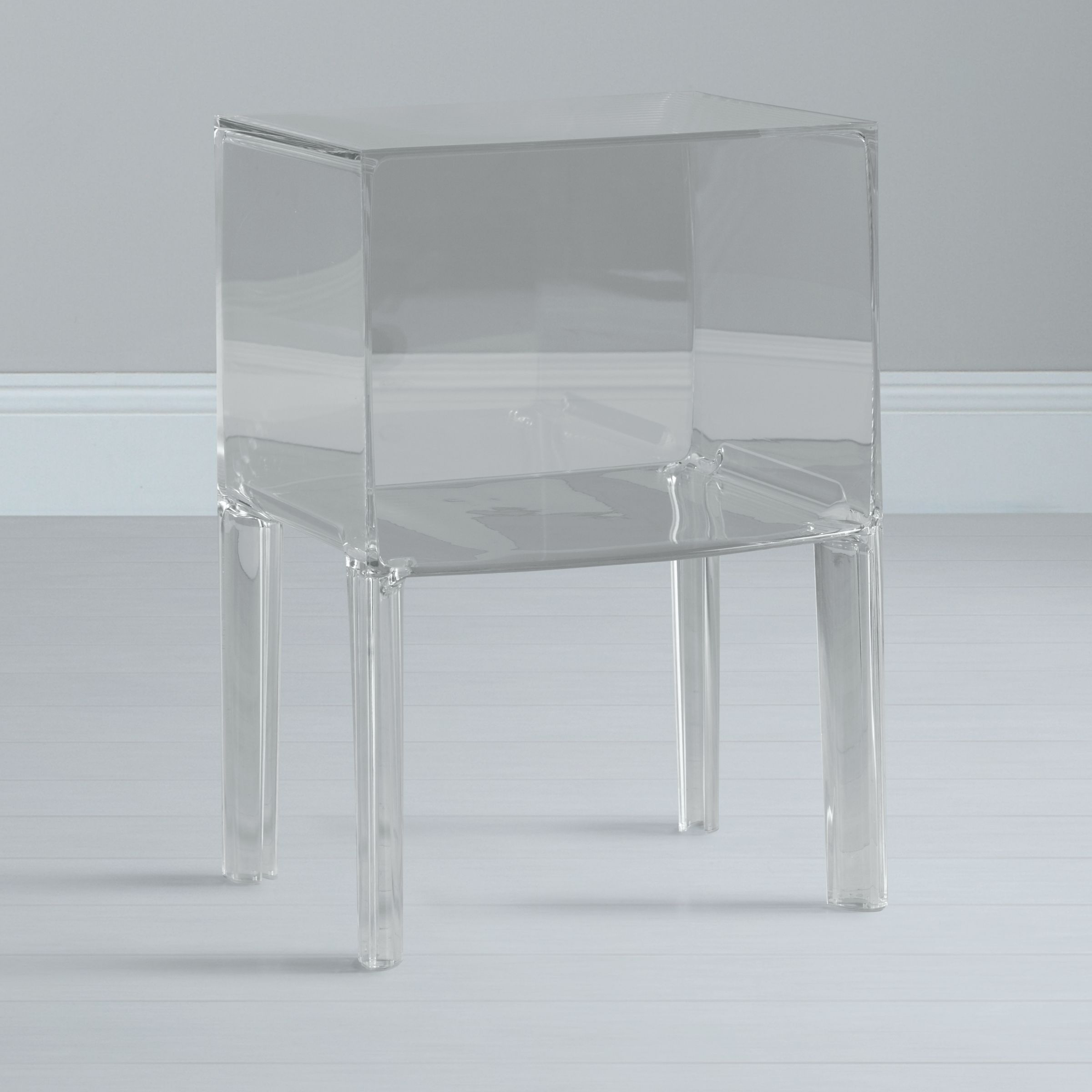 Philippe Starck for Kartell Ghost Buster Night Table, Crystal, Small at John Lewis