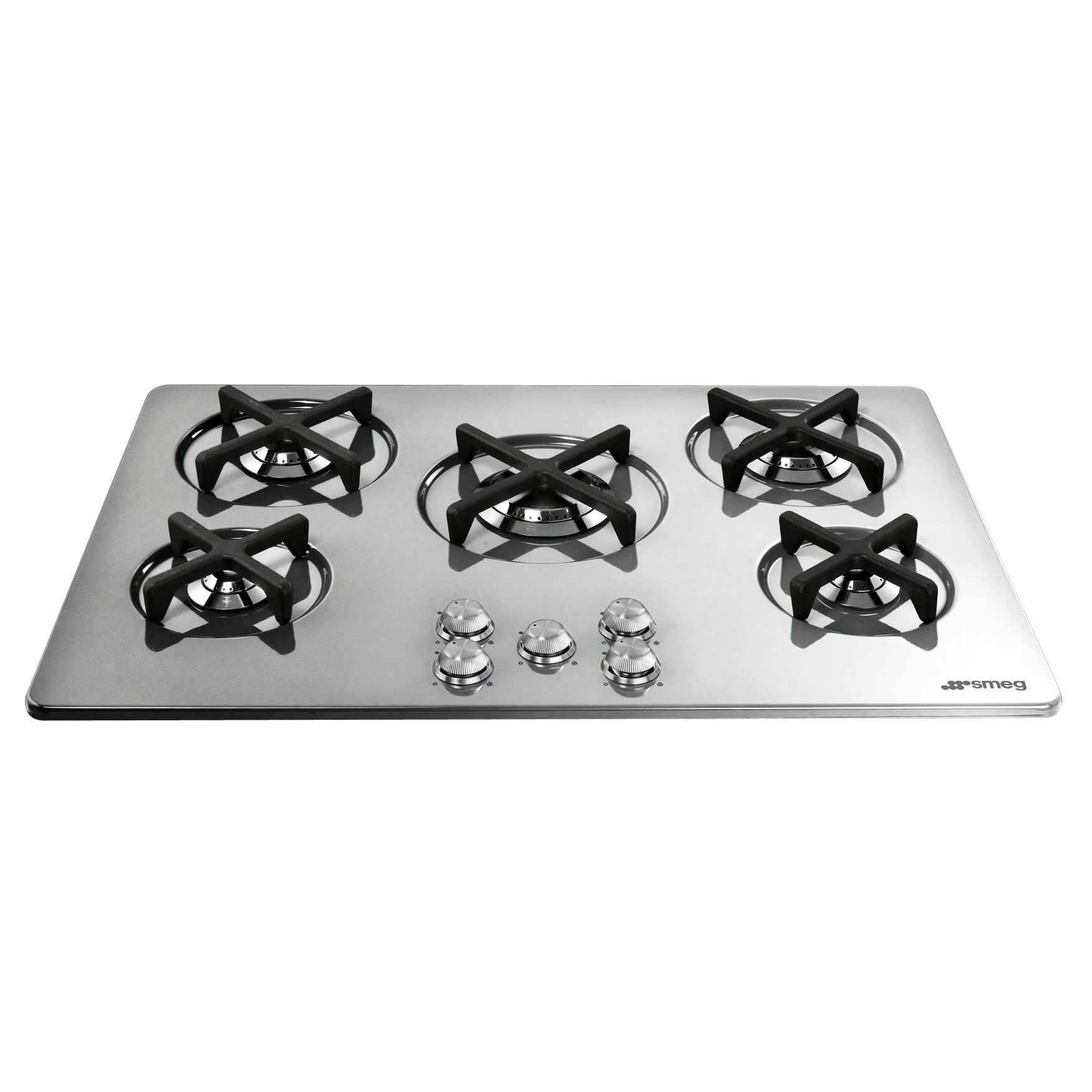 Smeg P755X Marc Newson Gas Hob, Stainless Steel at John Lewis