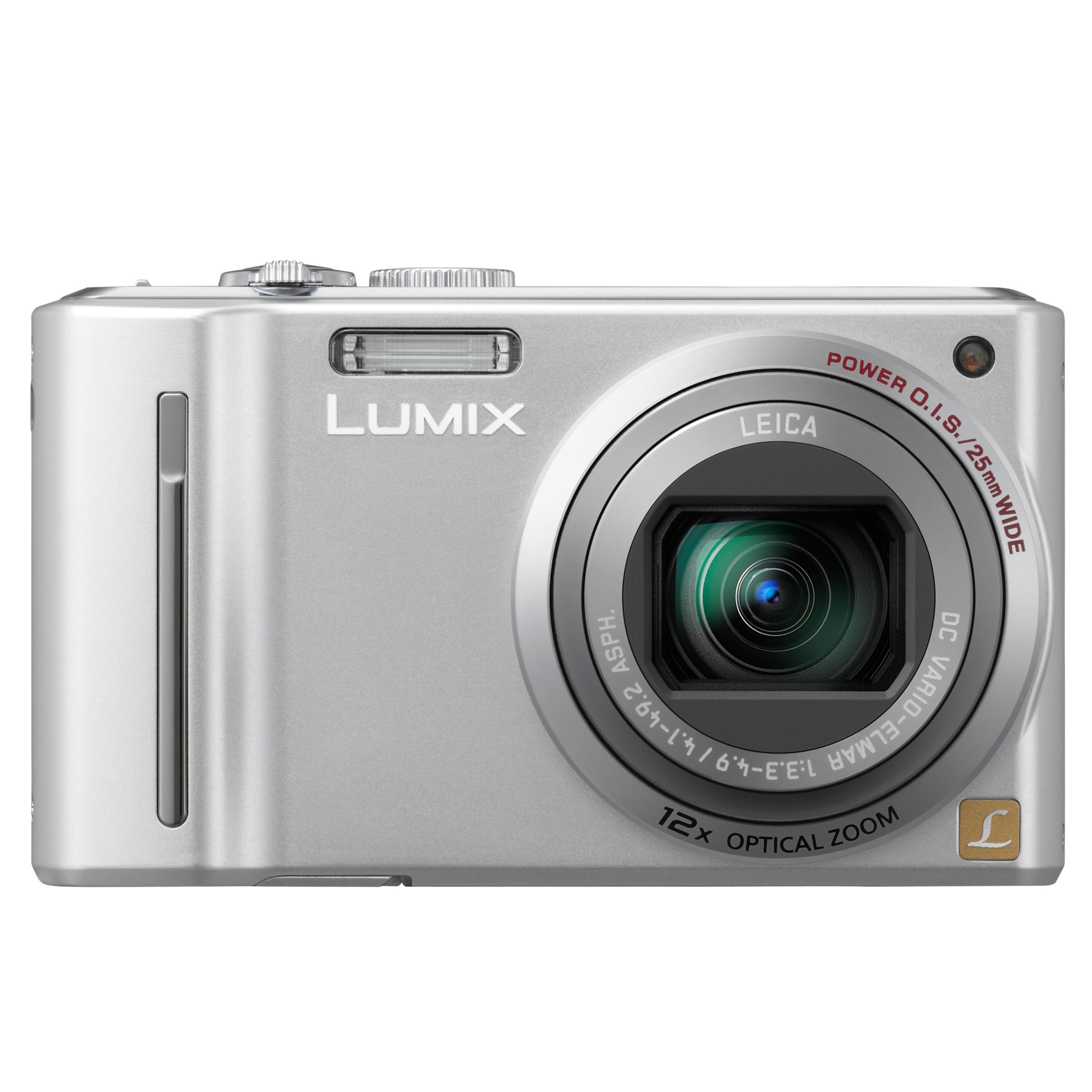 Panasonic Lumix DMC-TZ8EB-K Digital Camera, Silver at John Lewis
