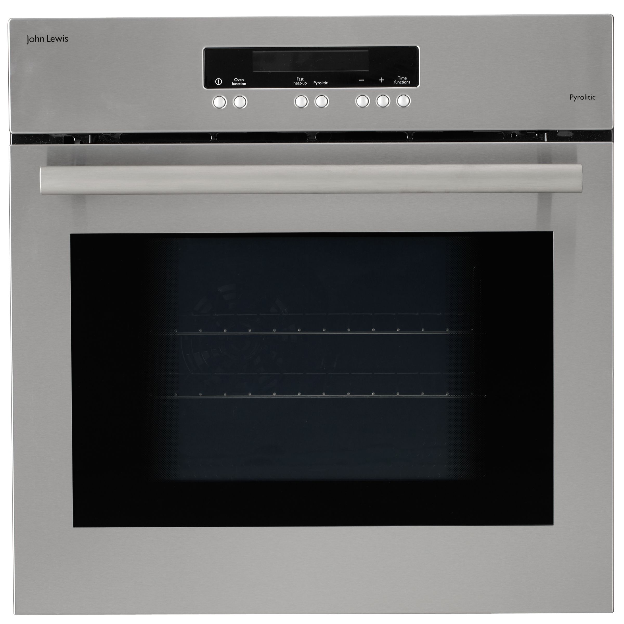 John Lewis JLBIOS664 Single Electric Oven, Stainless Steel at John Lewis