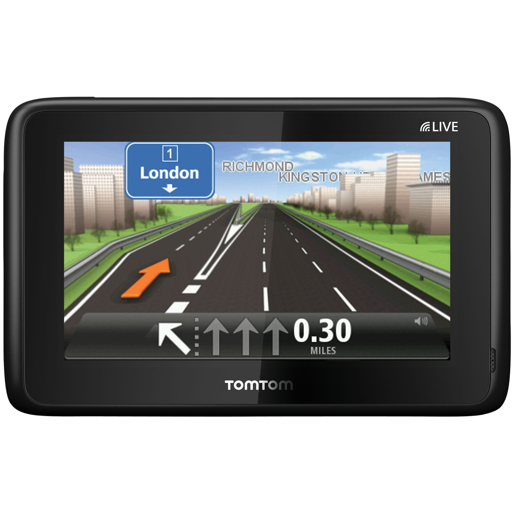 TomTom GO 1000 LIVE GPS Navigation System, UK & Republic of Ireland Maps at John Lewis