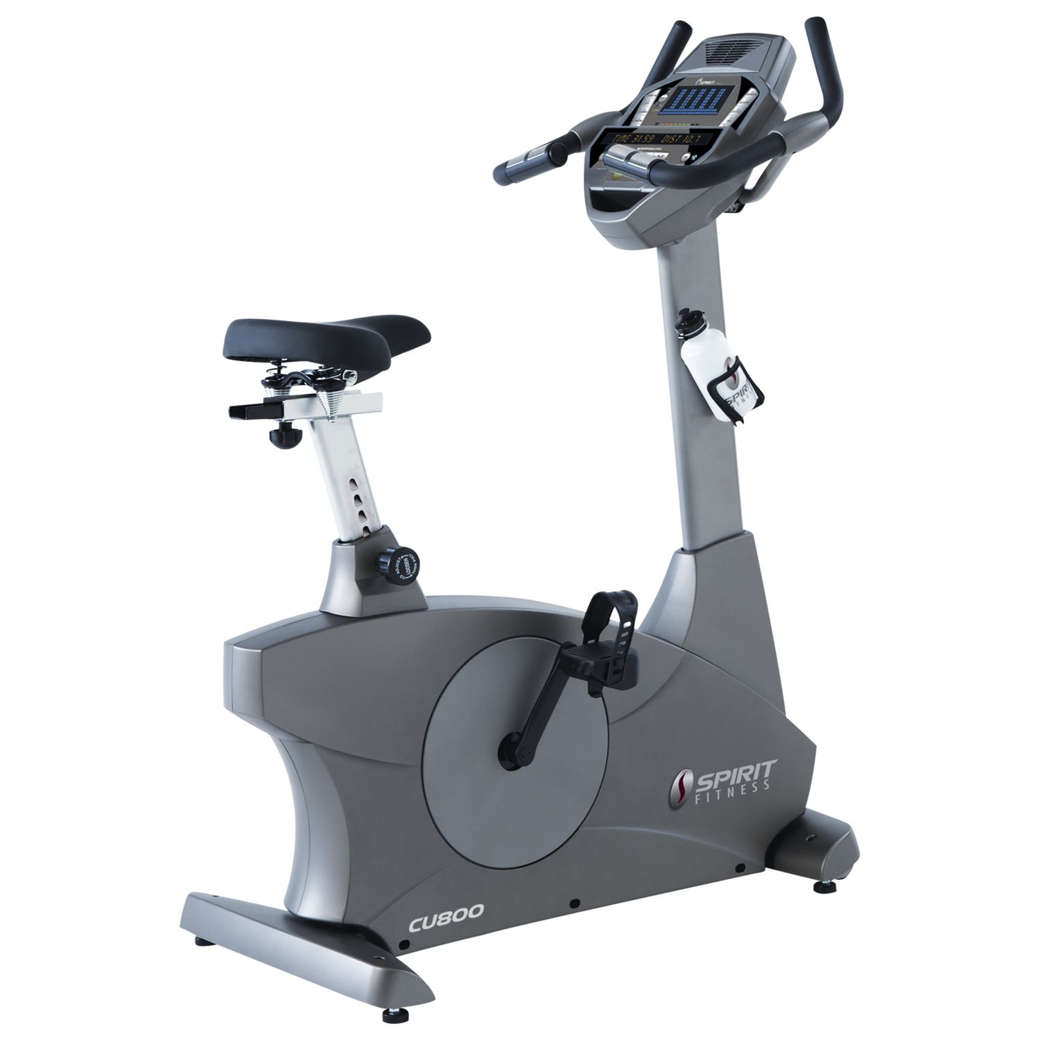 Spirit Fitness CU800 Club Series Upright Exercise Bike at John Lewis