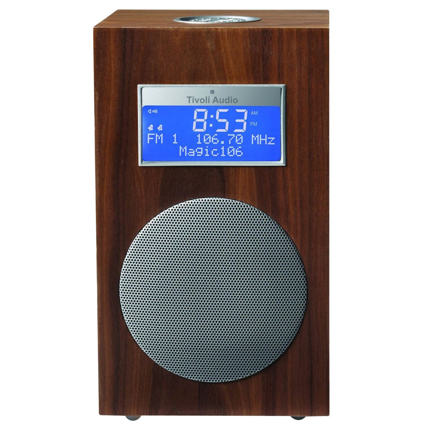 Tivoli Model 10+ DAB Clock Radio, Walnut at John Lewis