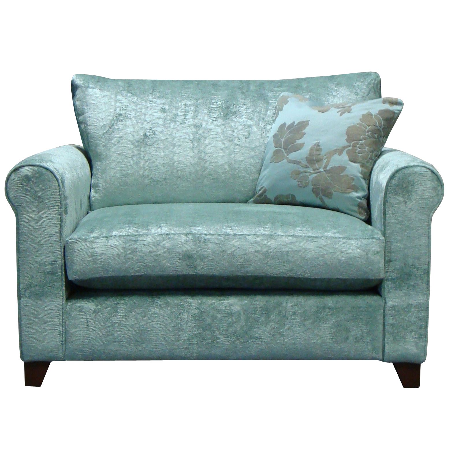 John Lewis Options Snuggler, Model 22, Harlquin Arkona Velvet, Celadon at JohnLewis