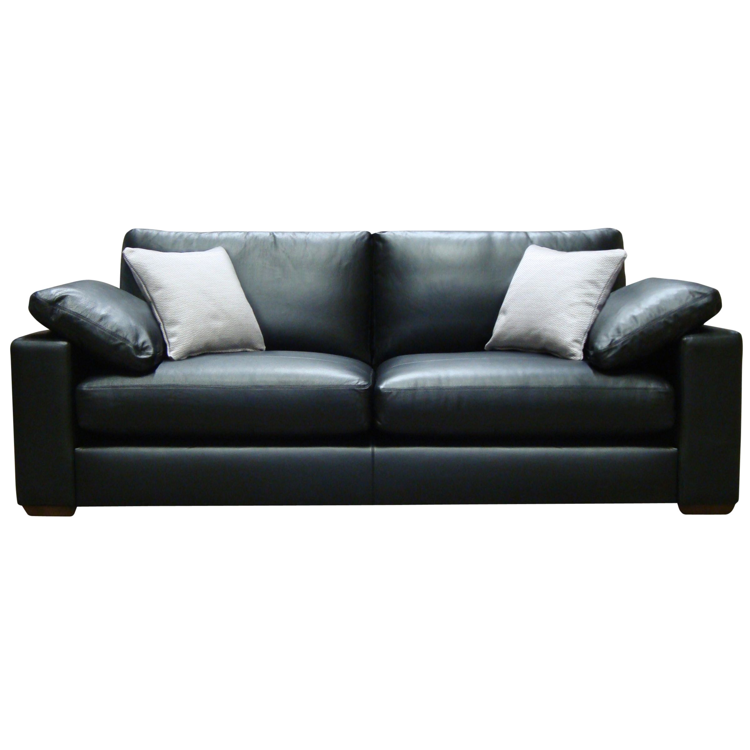 John Lewis Options Wide Arm Grand Sofa, Model 26, Veneto Black at John Lewis