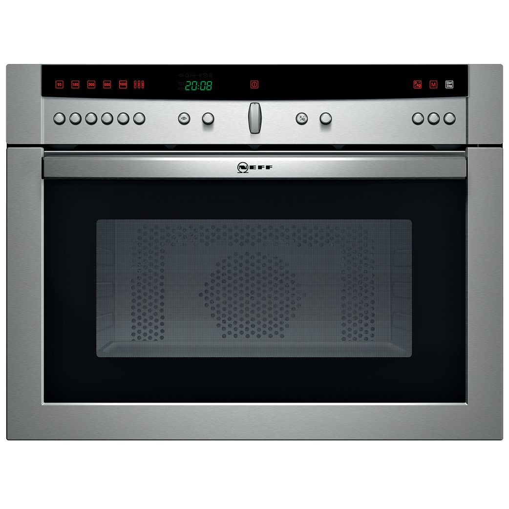Neff C57W40N0GB Microwave Oven, Stainless Steel at John Lewis