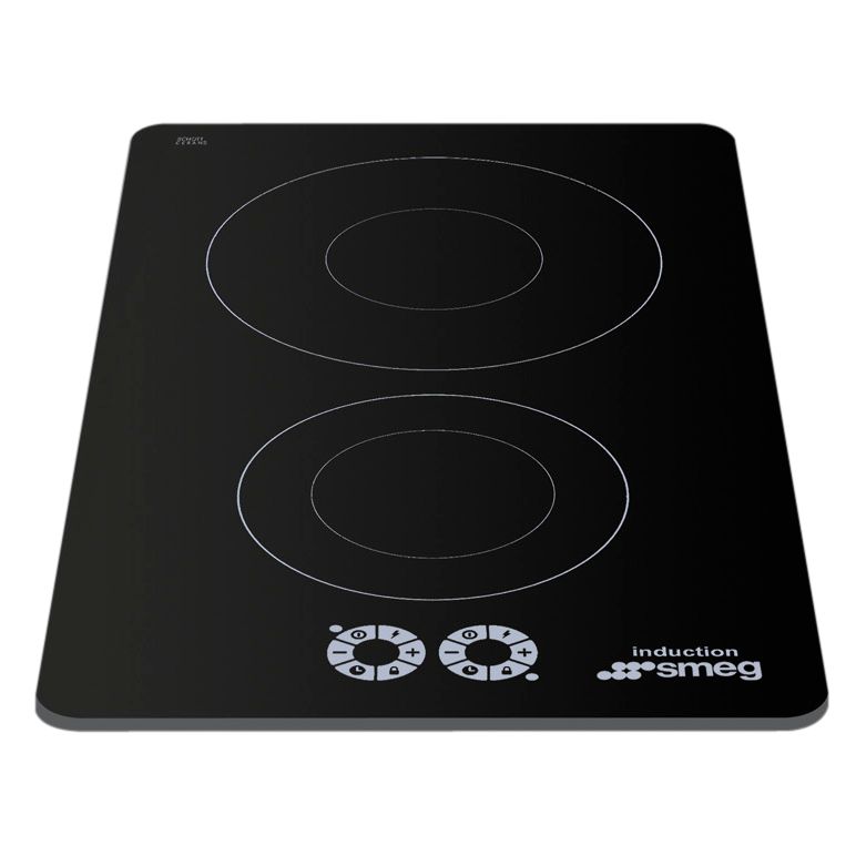 Smeg SI321D Marc Newson Ceramic Domino Induction Hob, Grafica Grigia at John Lewis