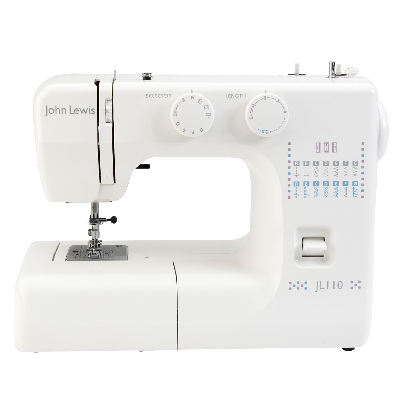 JL110 Sewing Machine, White JL110