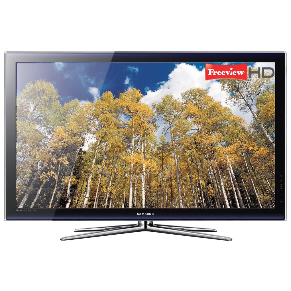 Samsung PS50C680G Plasma 3D TV, 50" with FREE 3D Blu-ray Player & Shrek 3D Disc Box Set at John Lewis