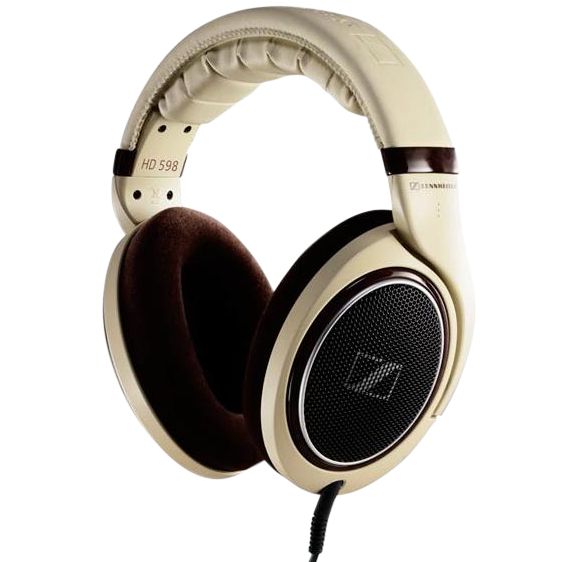 Sennheiser HD598 Over-Ear Headphones, Cream at John Lewis