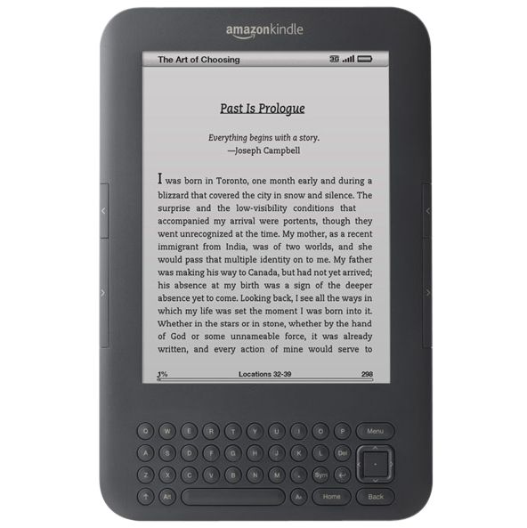 Amazon Kindle 3G + Wi-Fi, Graphite at John Lewis