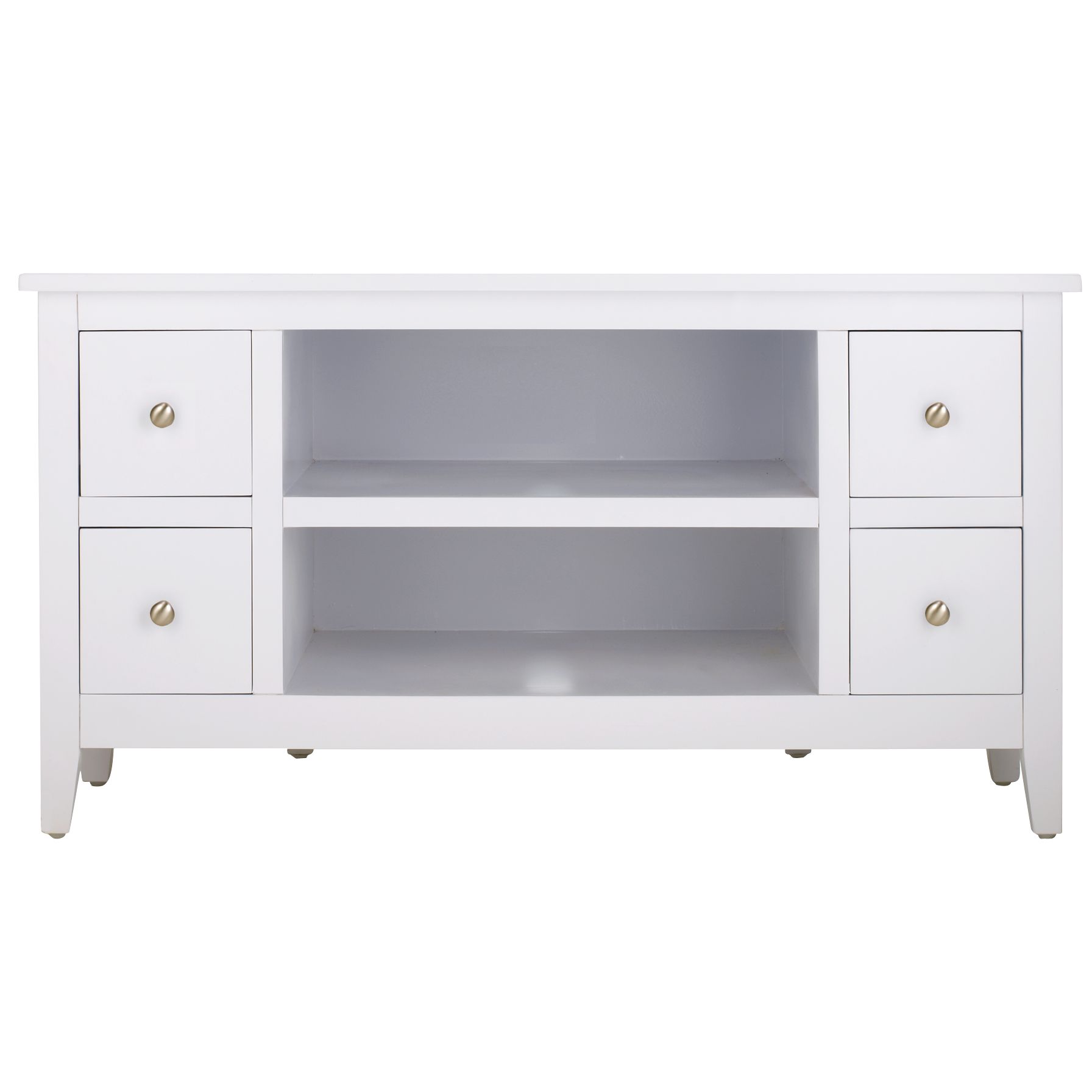 John Lewis Grove Corner TV Stand, White