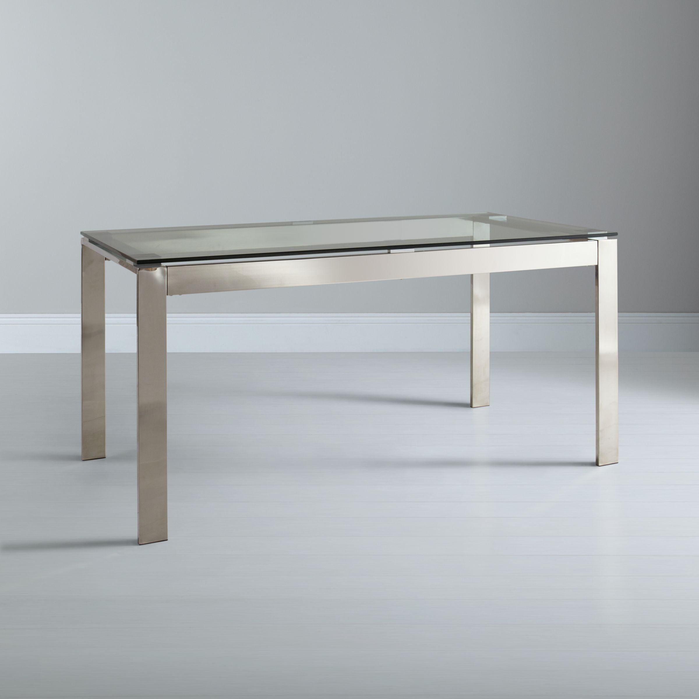 Frost Small Dining Table, Clear