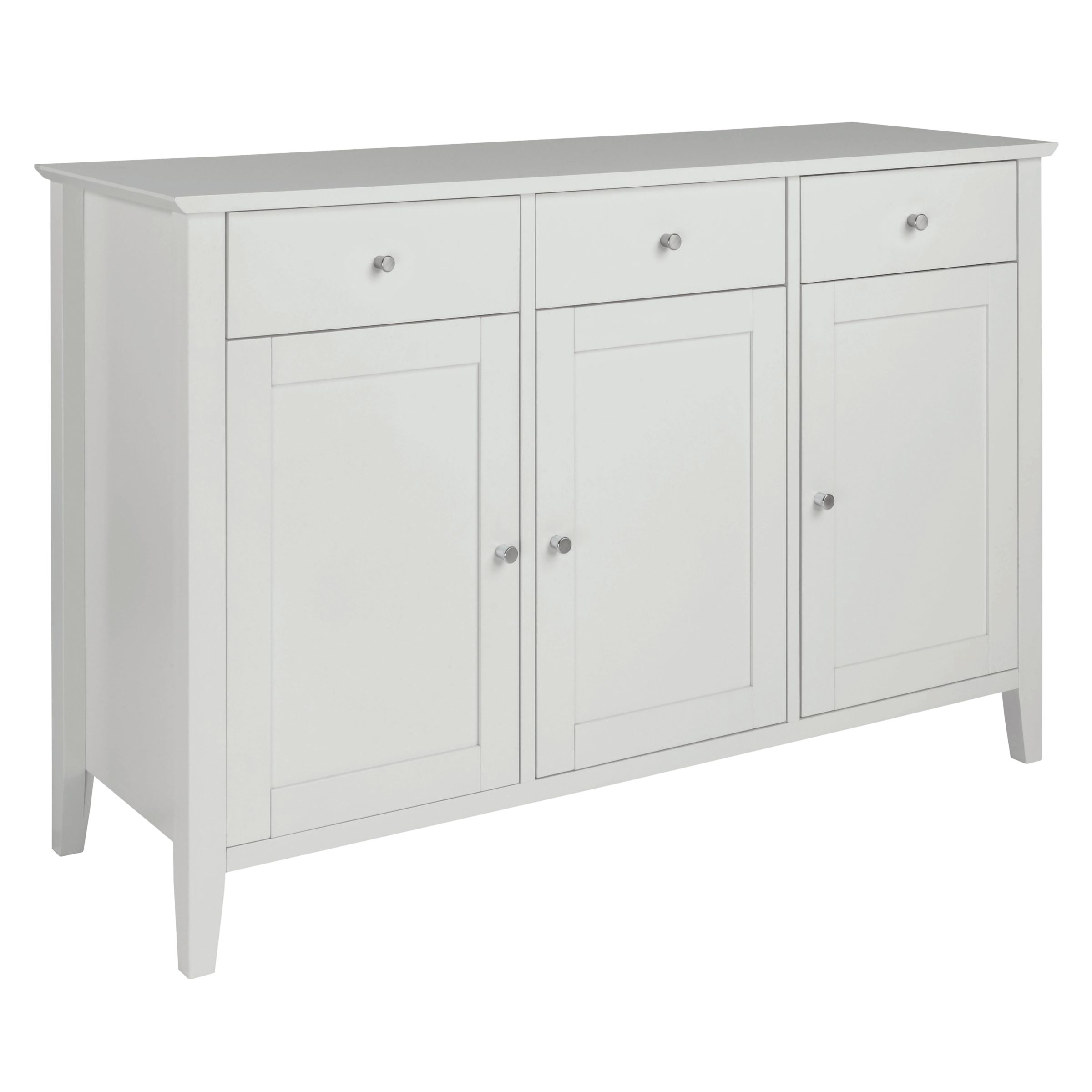 John Lewis Ellis 3 Door Sideboard, White