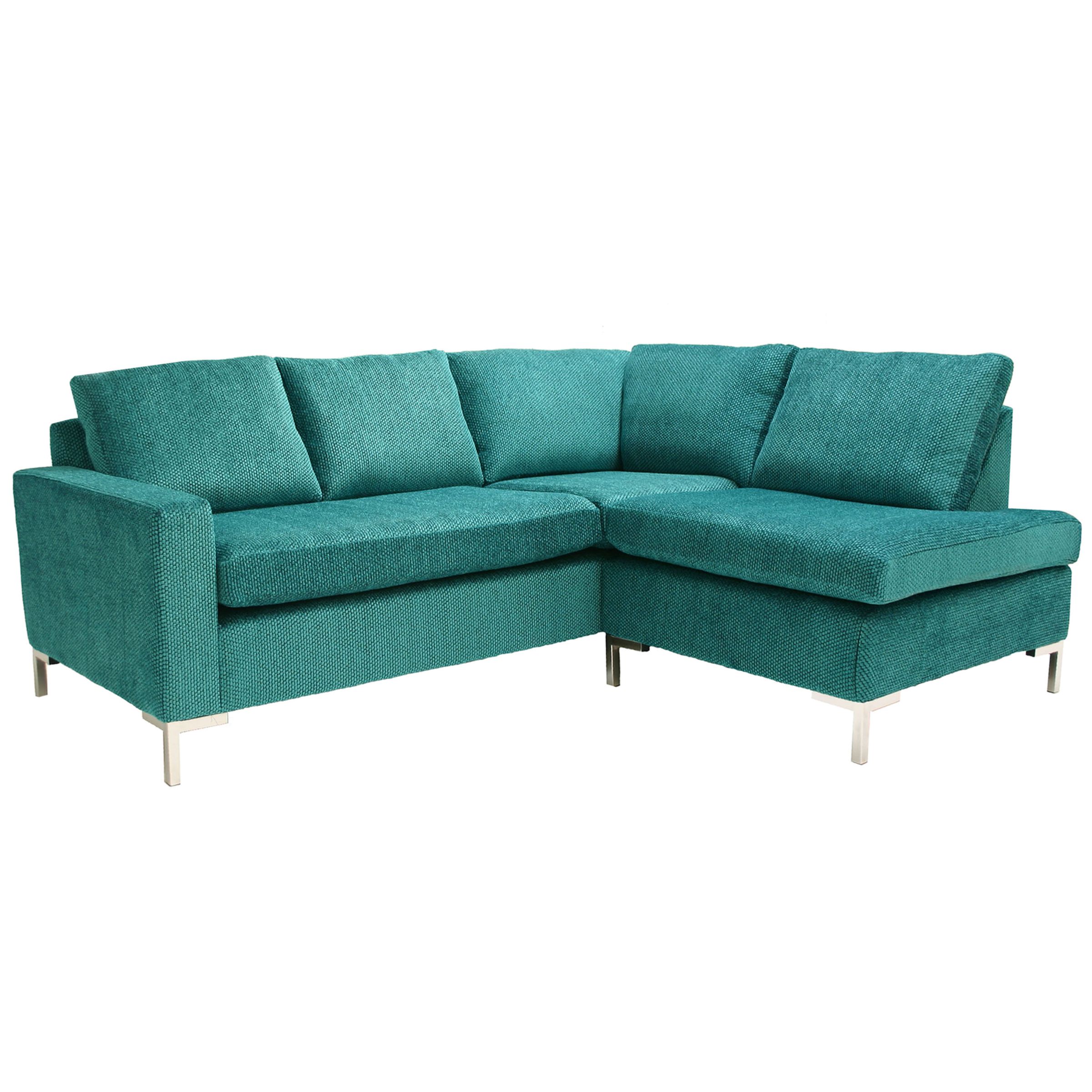 John Lewis Metro RHF Corner Sofa, Kingfisher at John Lewis