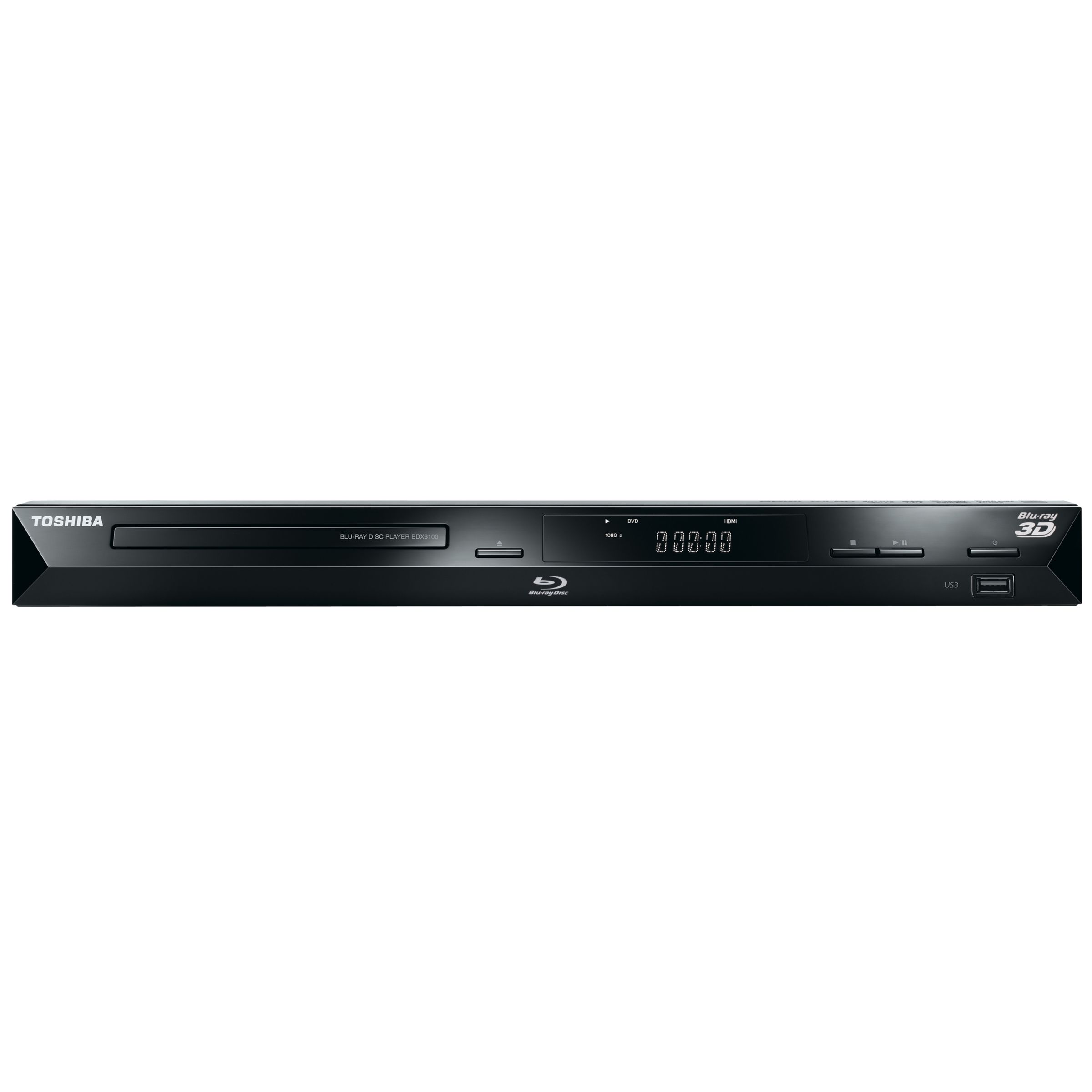 Toshiba BD-X3100 3D Blu-ray Disc Player at John Lewis