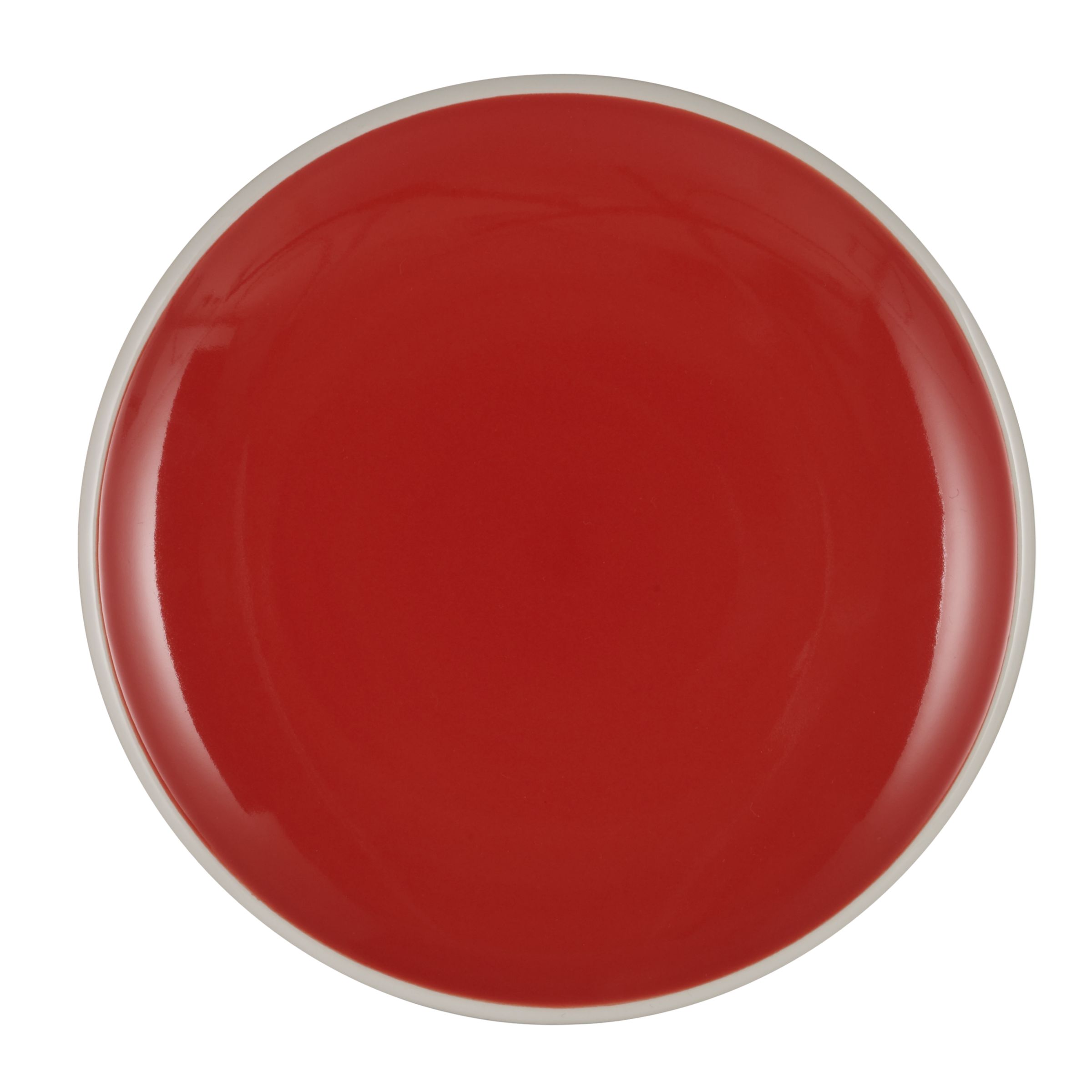 John Lewis Summer Brights Plates, Red