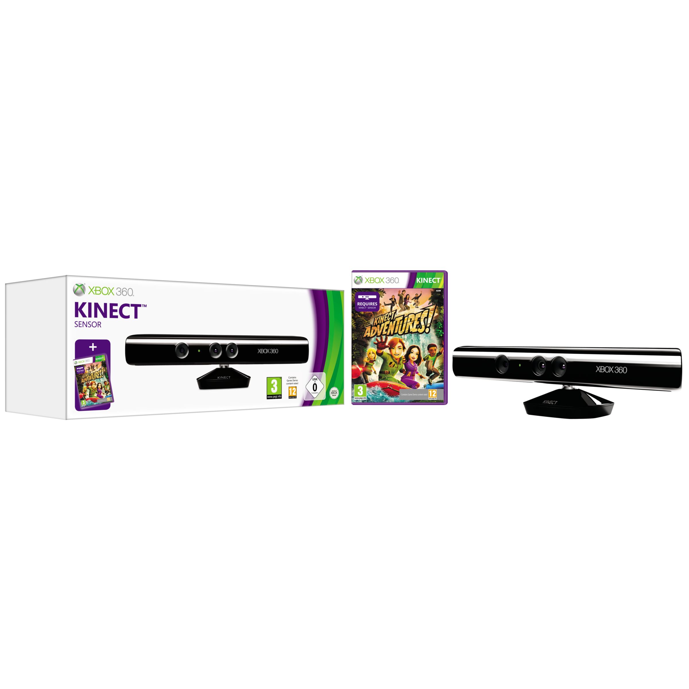 Microsoft Kinect Controller, Sports & Joyride for Xbox 360 at John Lewis
