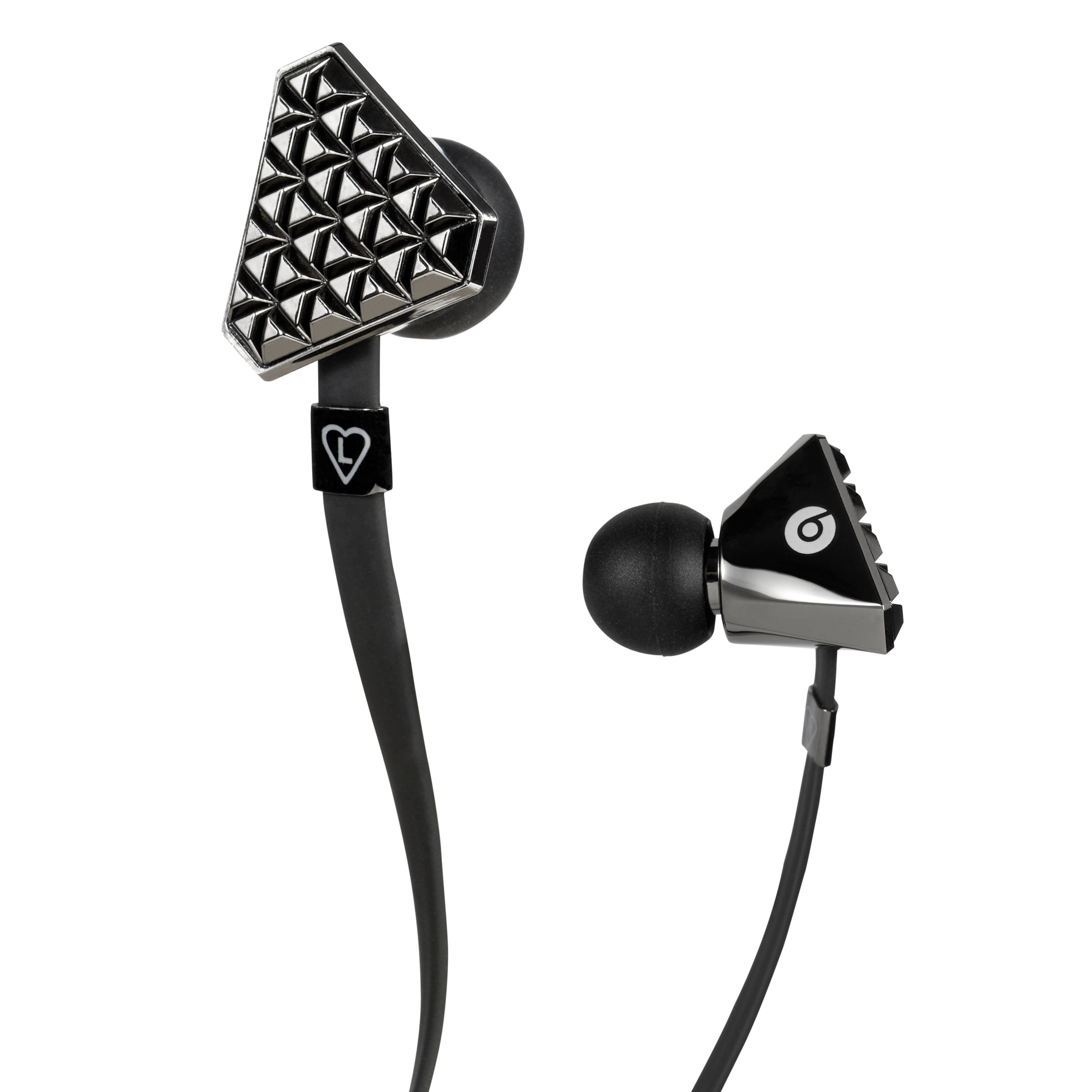 Monster Heartbeats by Lady Gaga, In-Ear Headphones, Black
