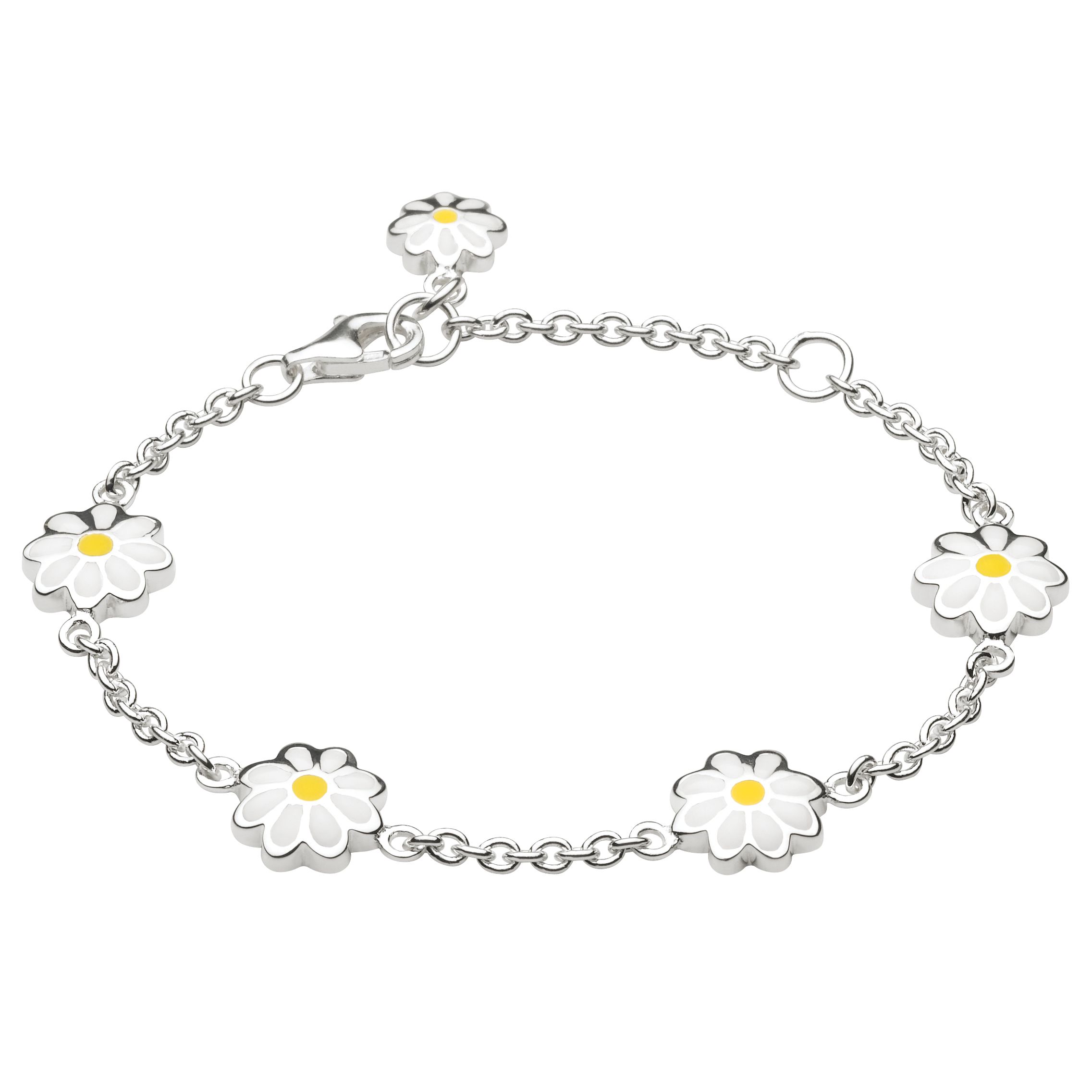 Sterling Silver Daisy Chain Bracelet