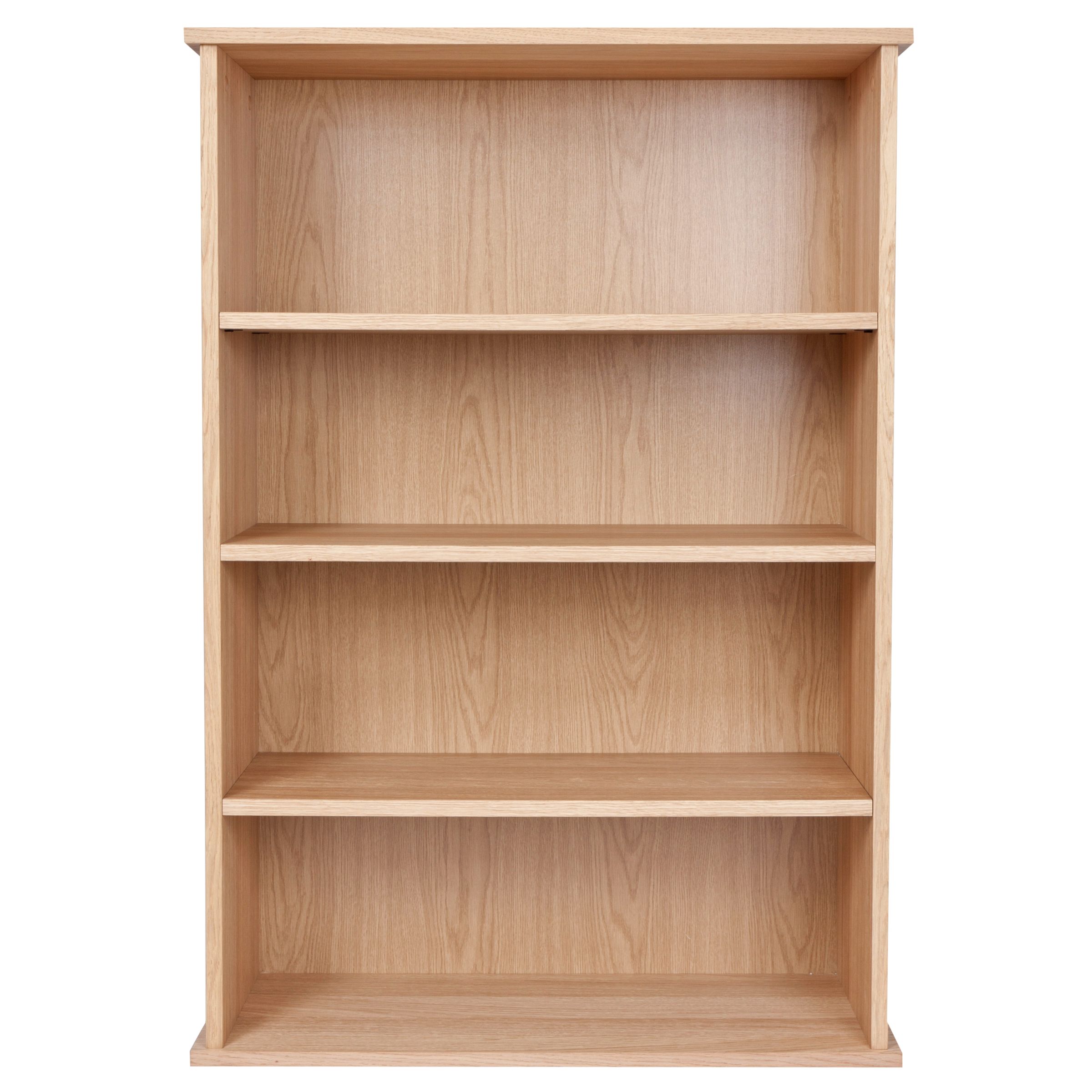 Abacus 3 Shelf Bookcase, Oak