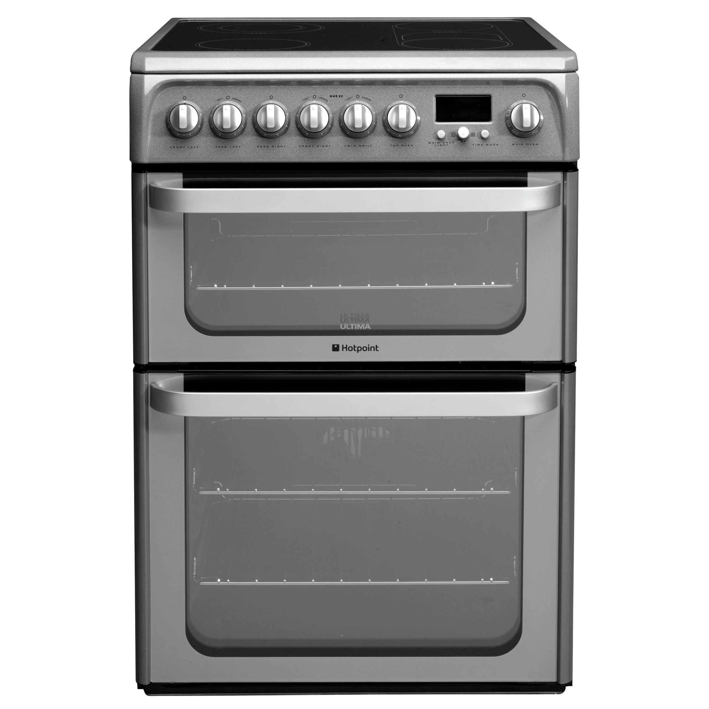 Hotpoint Ultima HUE62G Electric Cooker, Graphite at John Lewis