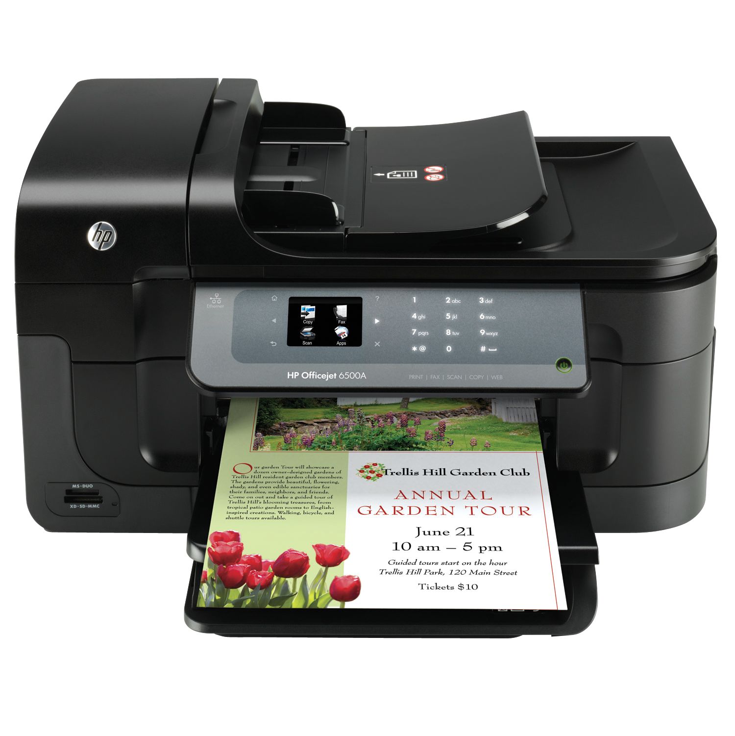 HP Officejet Pro 6500A Wireless e-All-in-One Printer at John Lewis