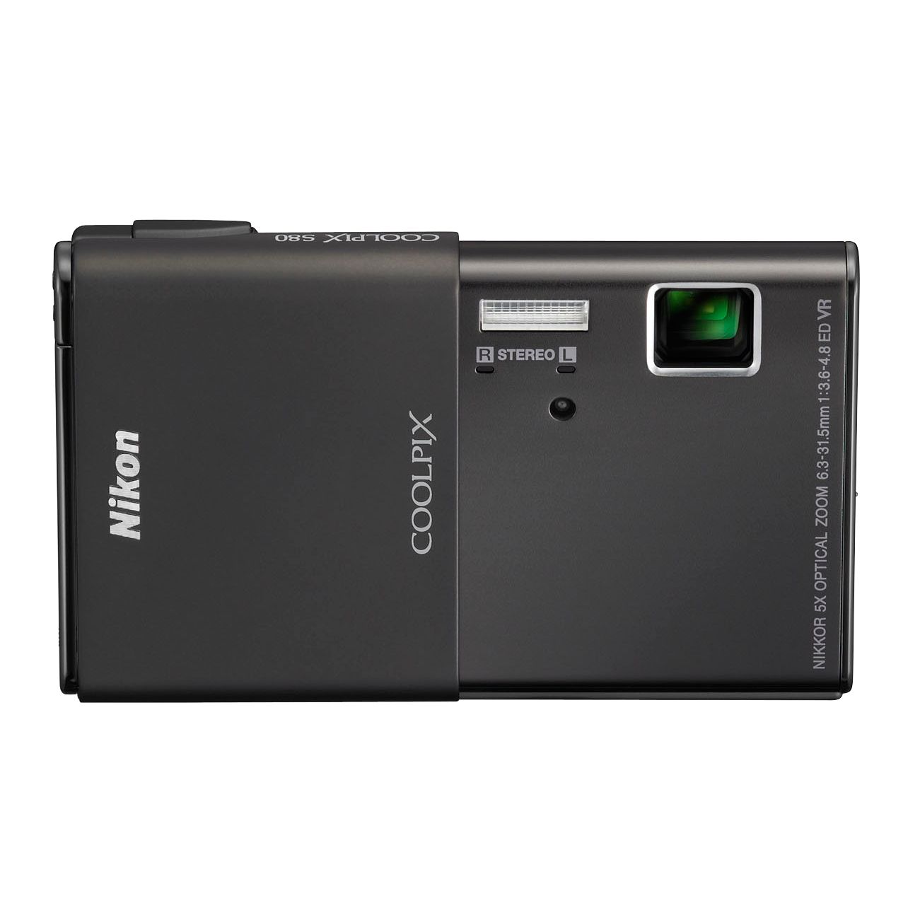 Nikon Coolpix S80 Digital Camera, Black at John Lewis