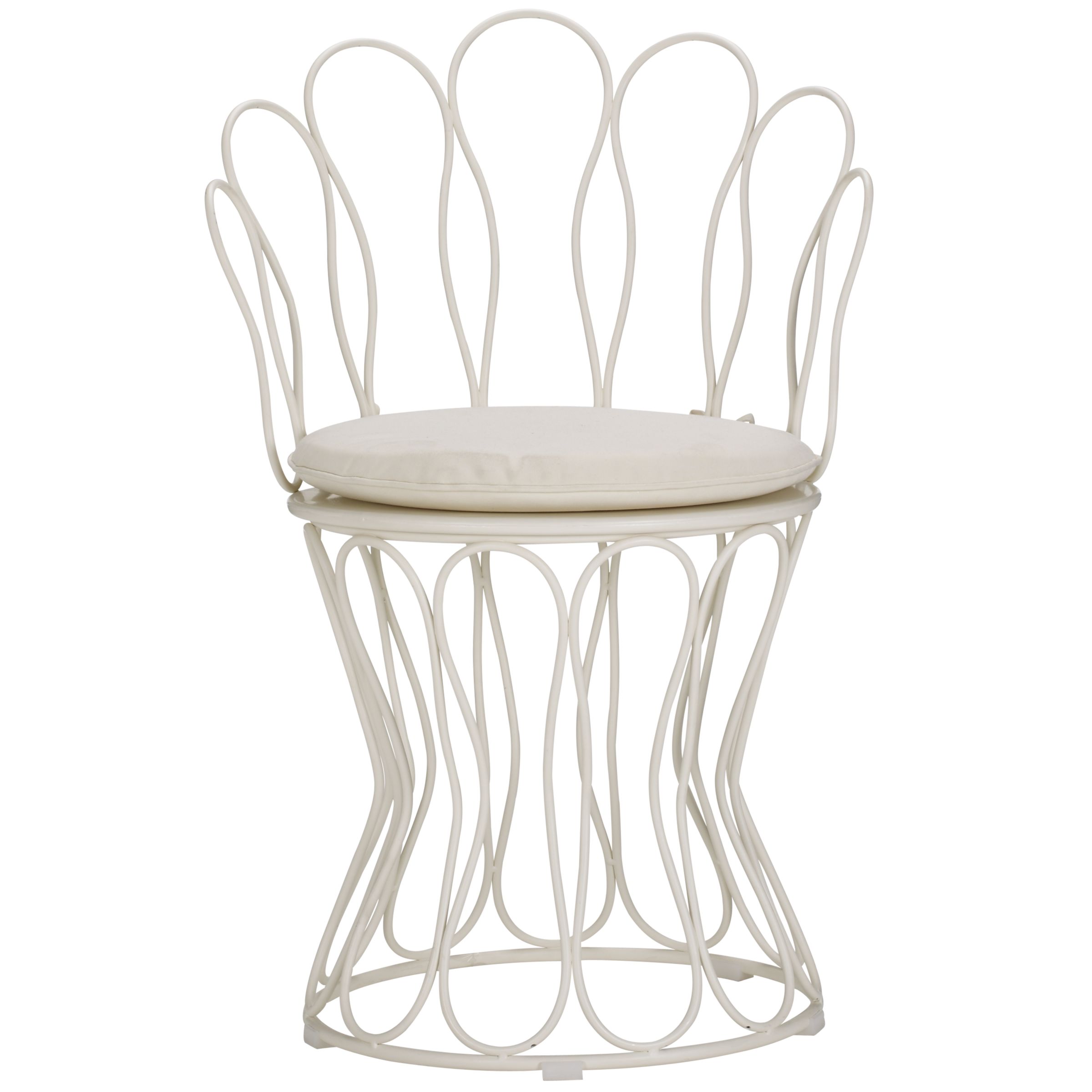 John Lewis Florence Bistro Chair, Oyster