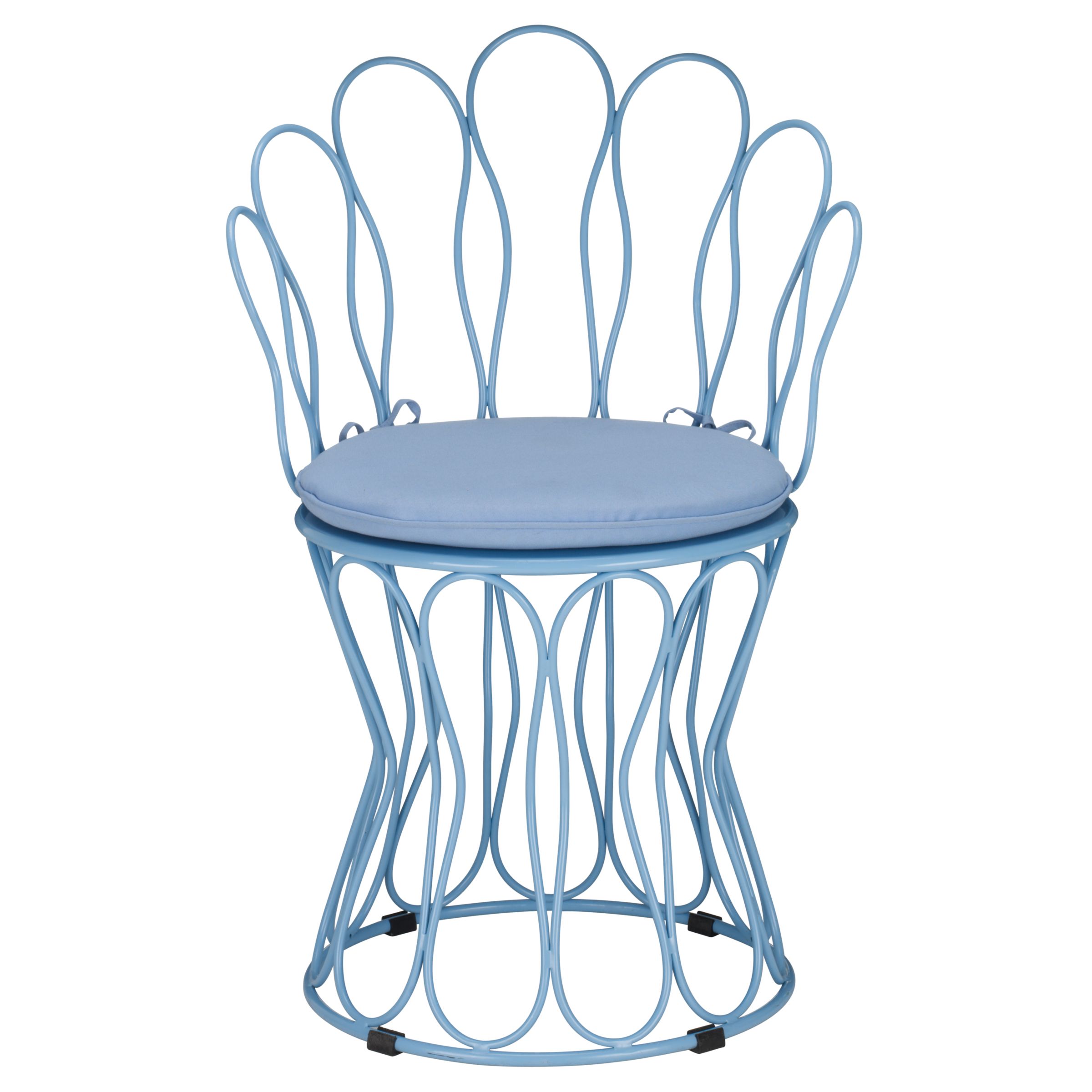John Lewis Florence Outdoor Bistro Chair, Wedgwood