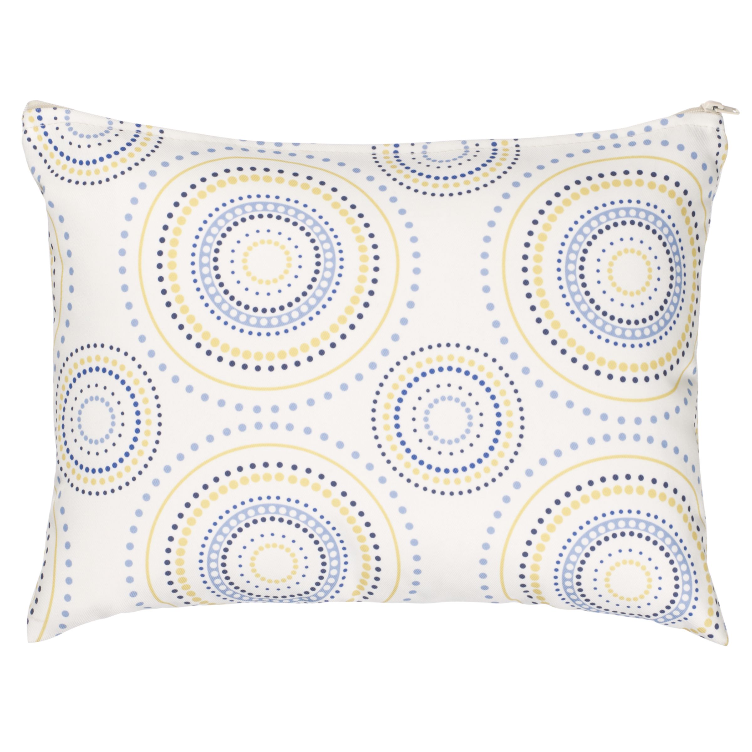 Rectangular Scatter Cushion, Solaris Circles