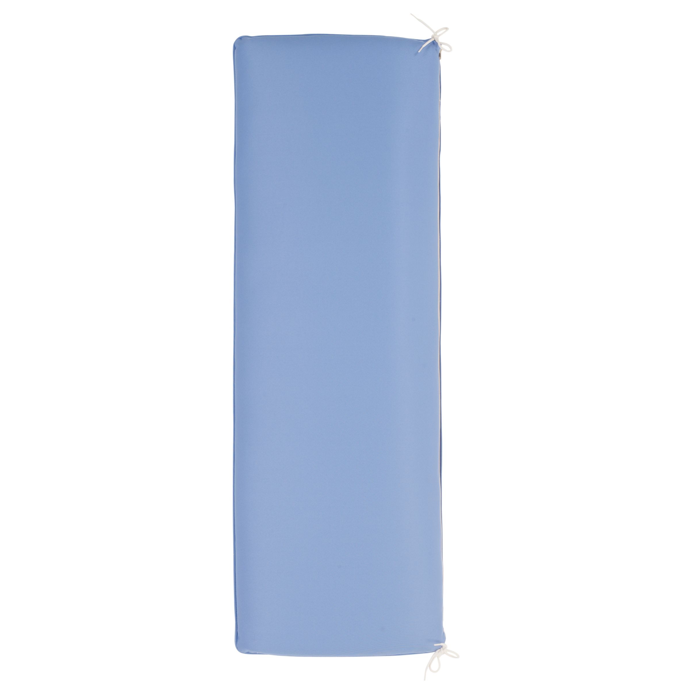 John Lewis Bench Seat Pad, Wedgwood, L135cm