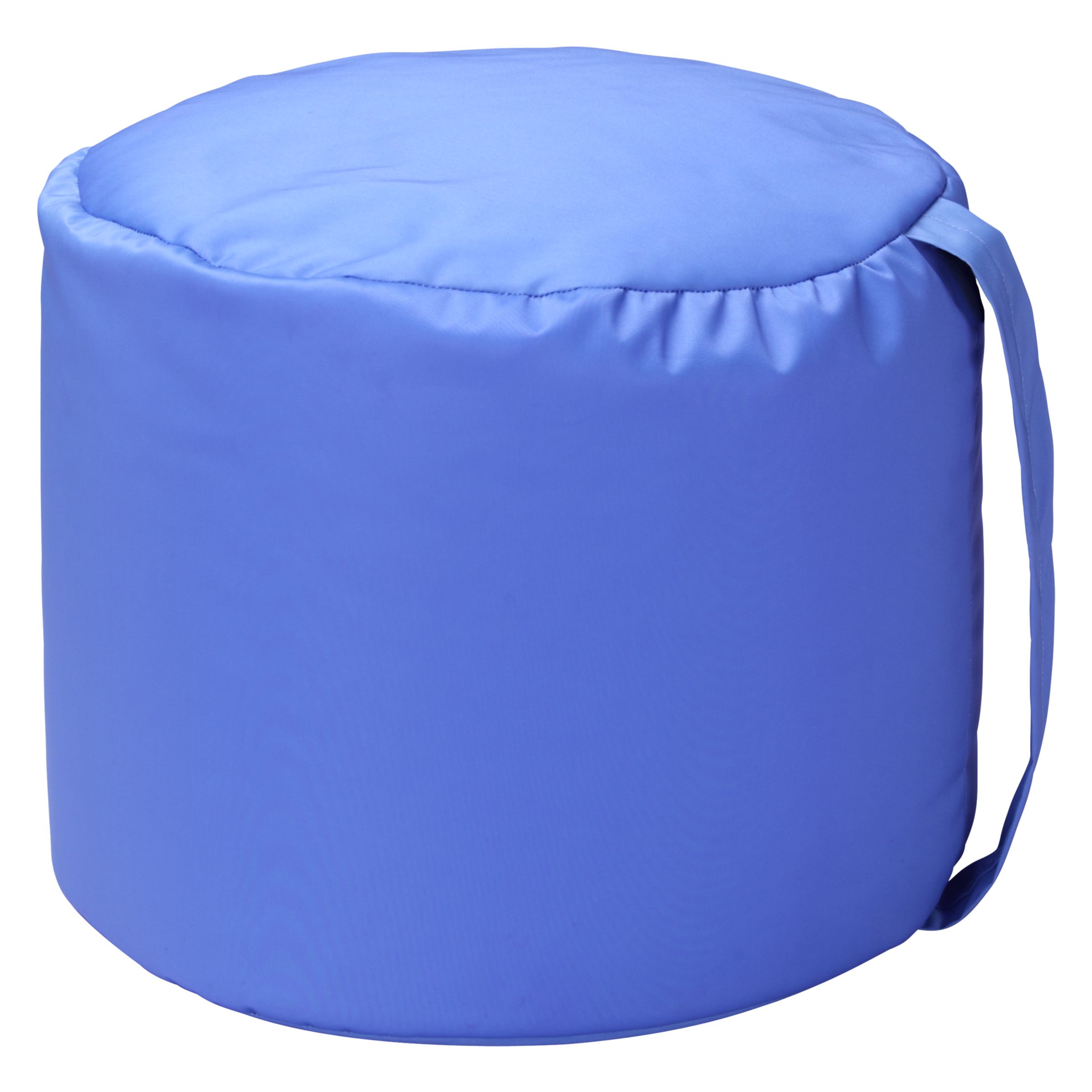 John Lewis Carry Handle Pouffe, Lapis