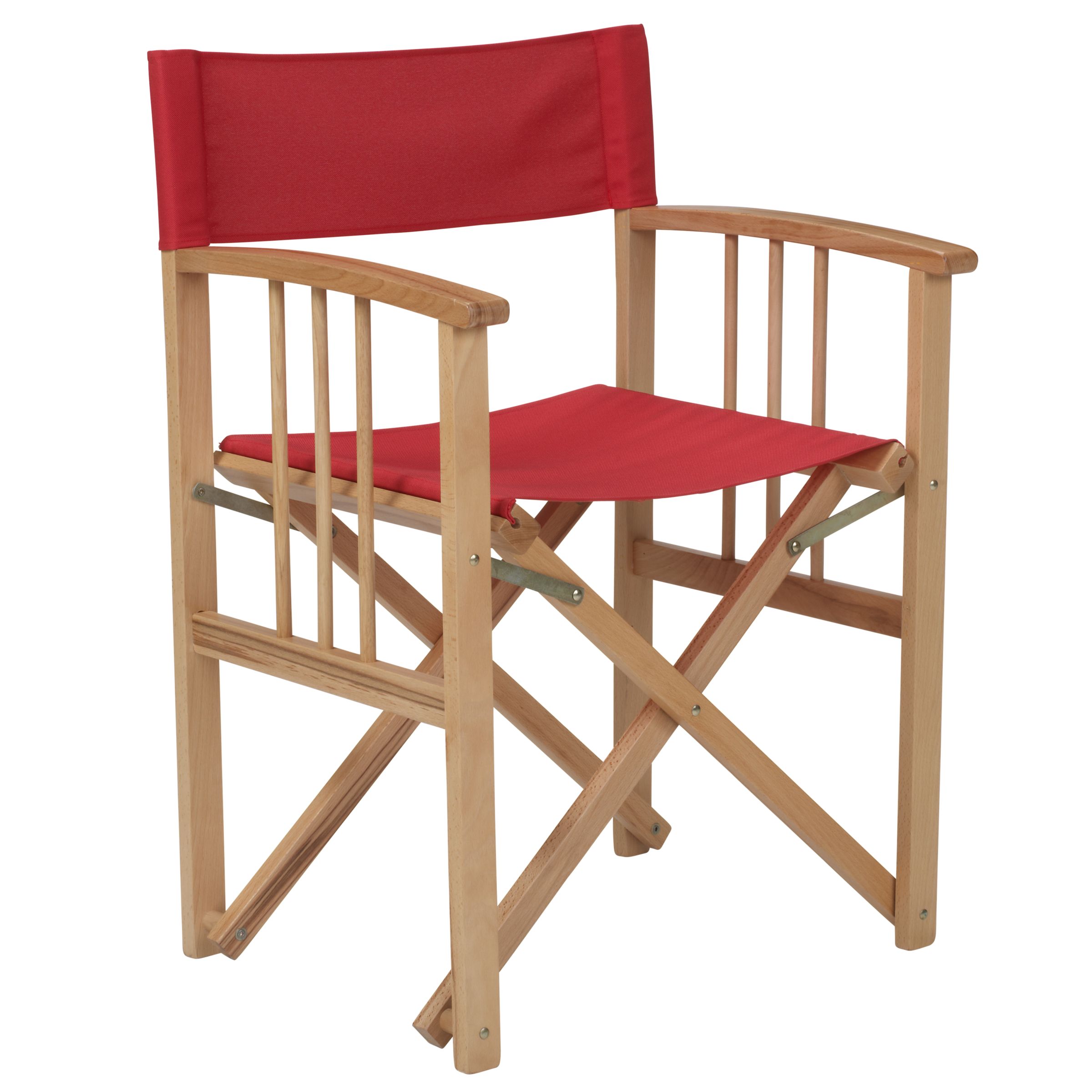 John Lewis Director's Chair, Chilli, Set of 2