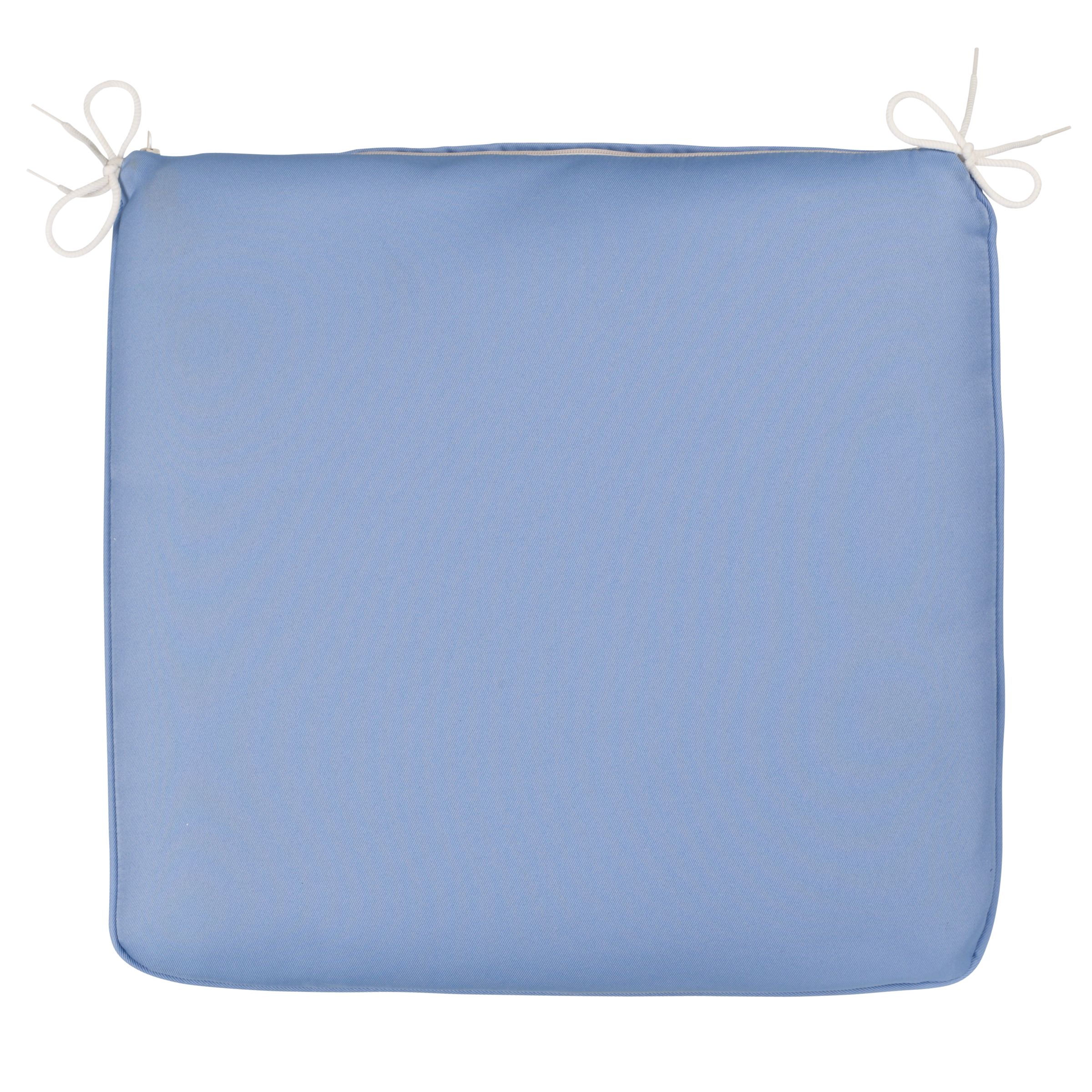 John Lewis Large Seat Pad, Wedgwood