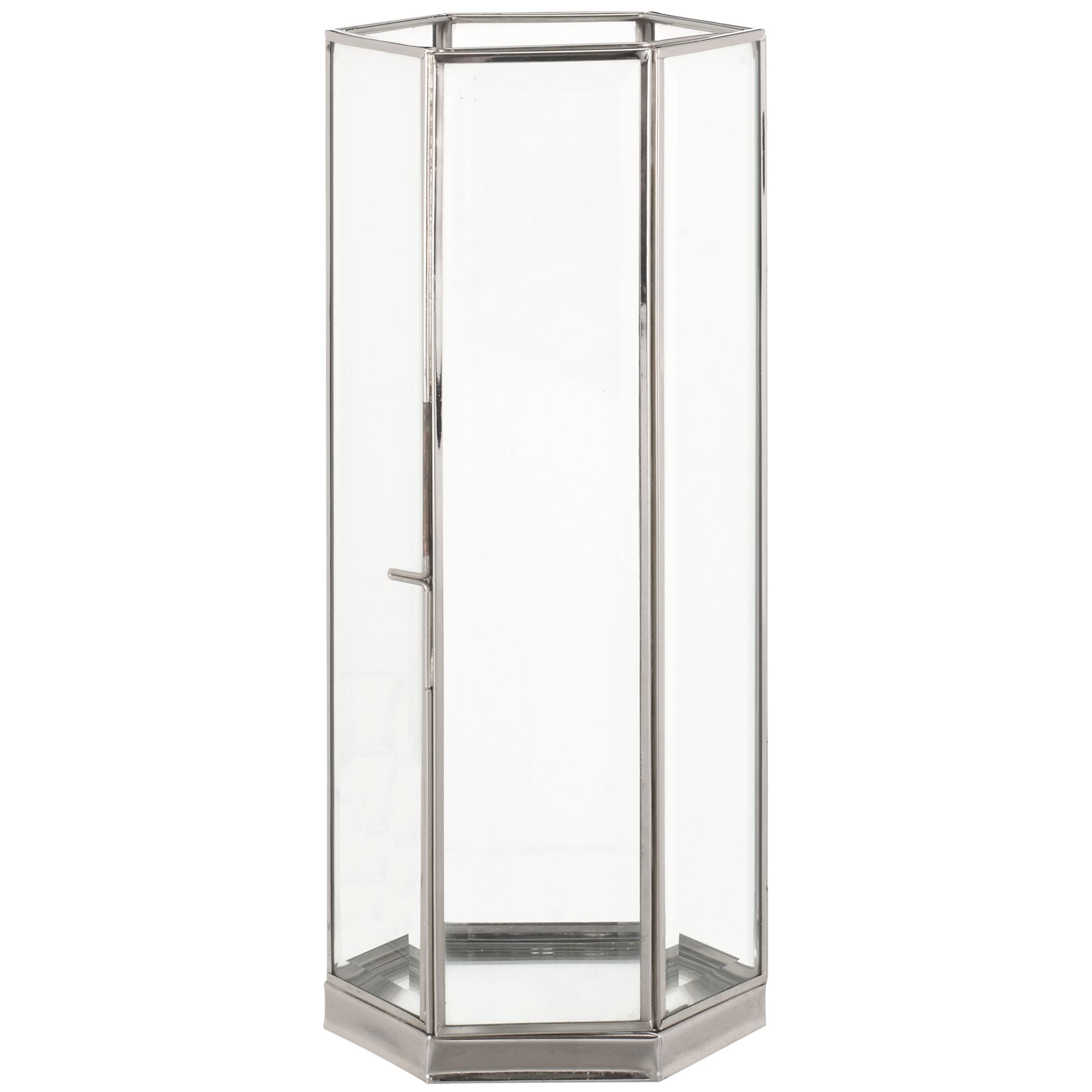 John Lewis Bevelled Glass Lantern, Medium