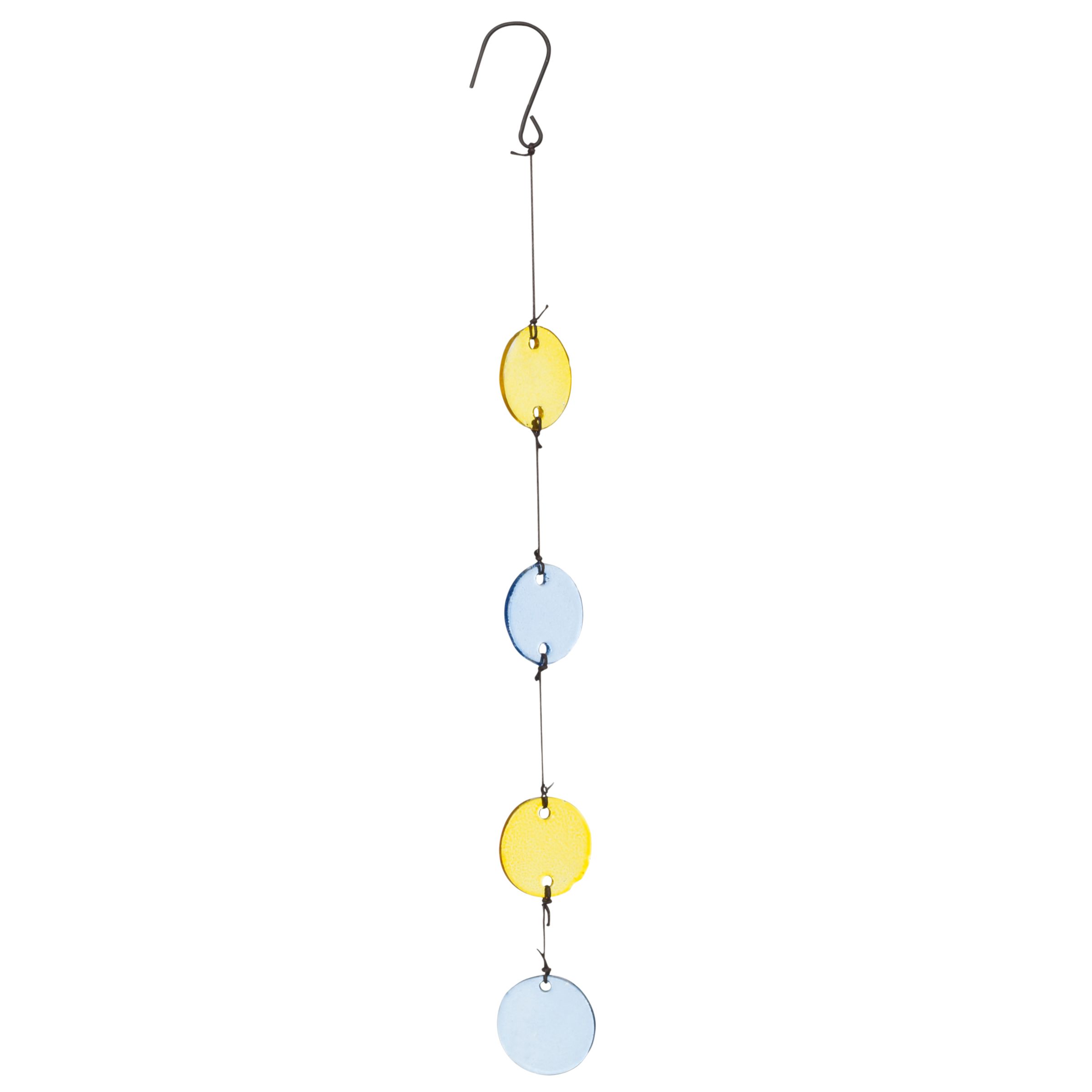 Hanging Discs Citrine / Lapis