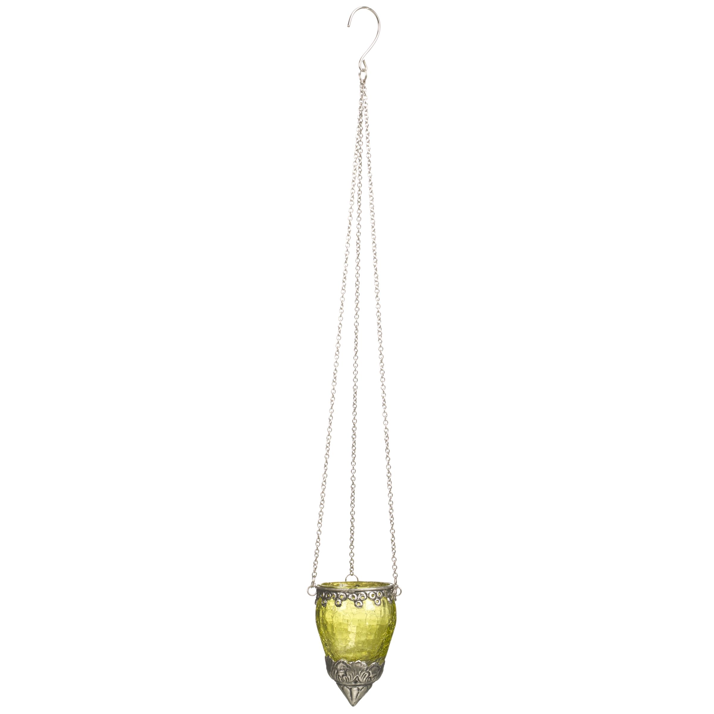 John Lewis Jewels Hanging Tealight Holder, Citrine