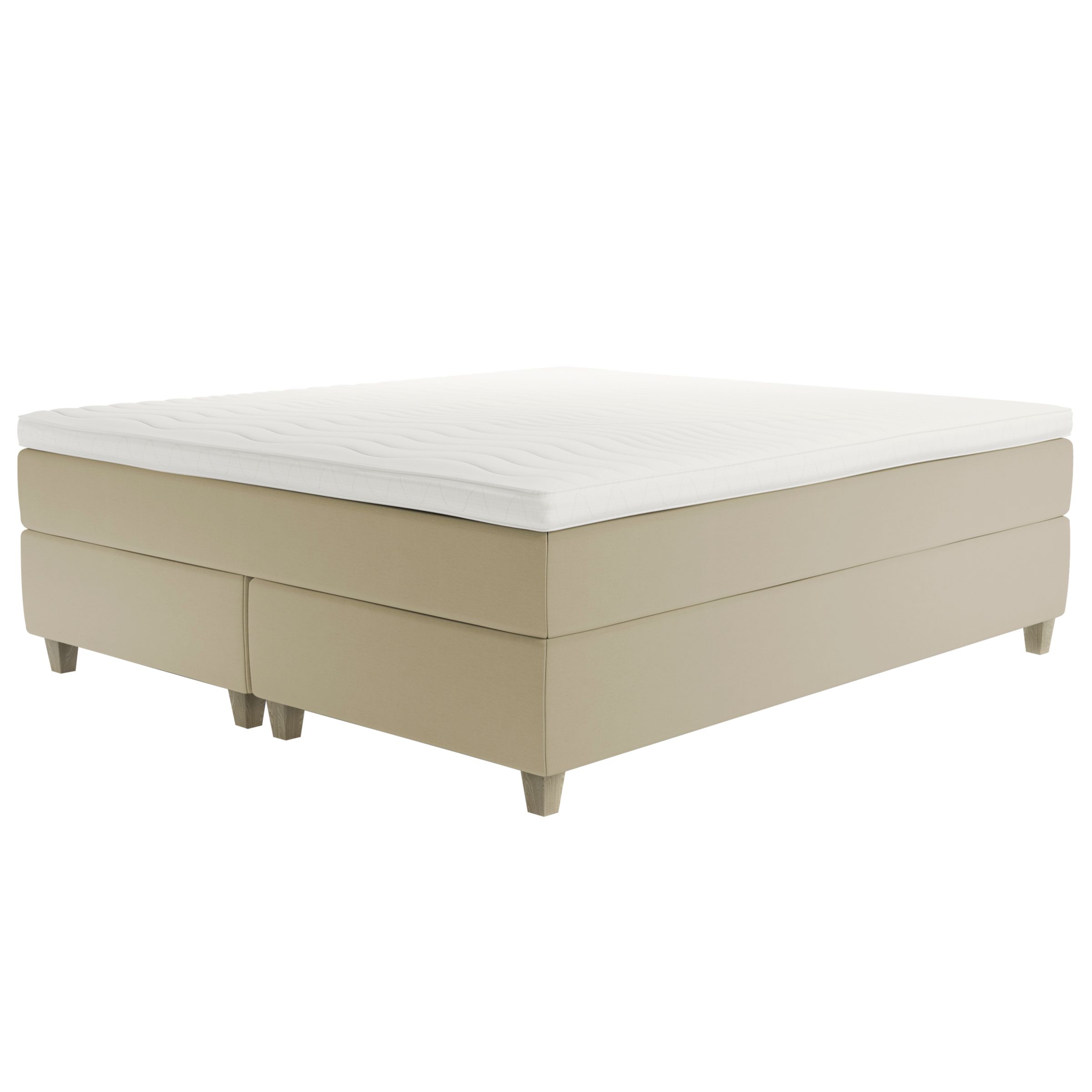 Jensen Oslo Continental Bed and Mattress Set, Single at John Lewis