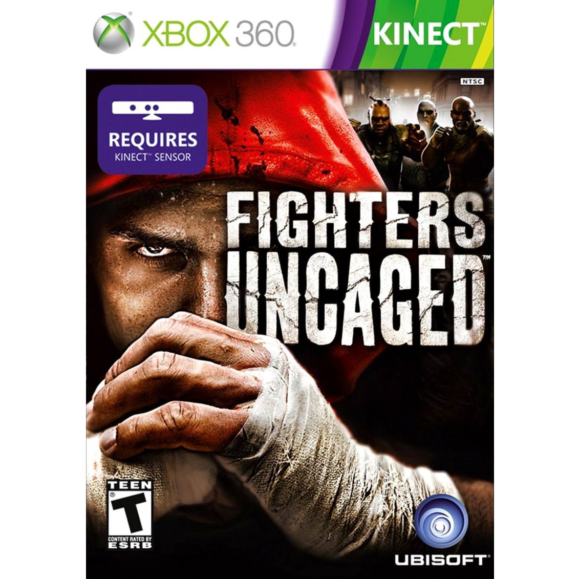 Microsoft Xbox 360 S 250GB Console with Kinect Controller, Sports & Fighters Uncaged Games at John Lewis