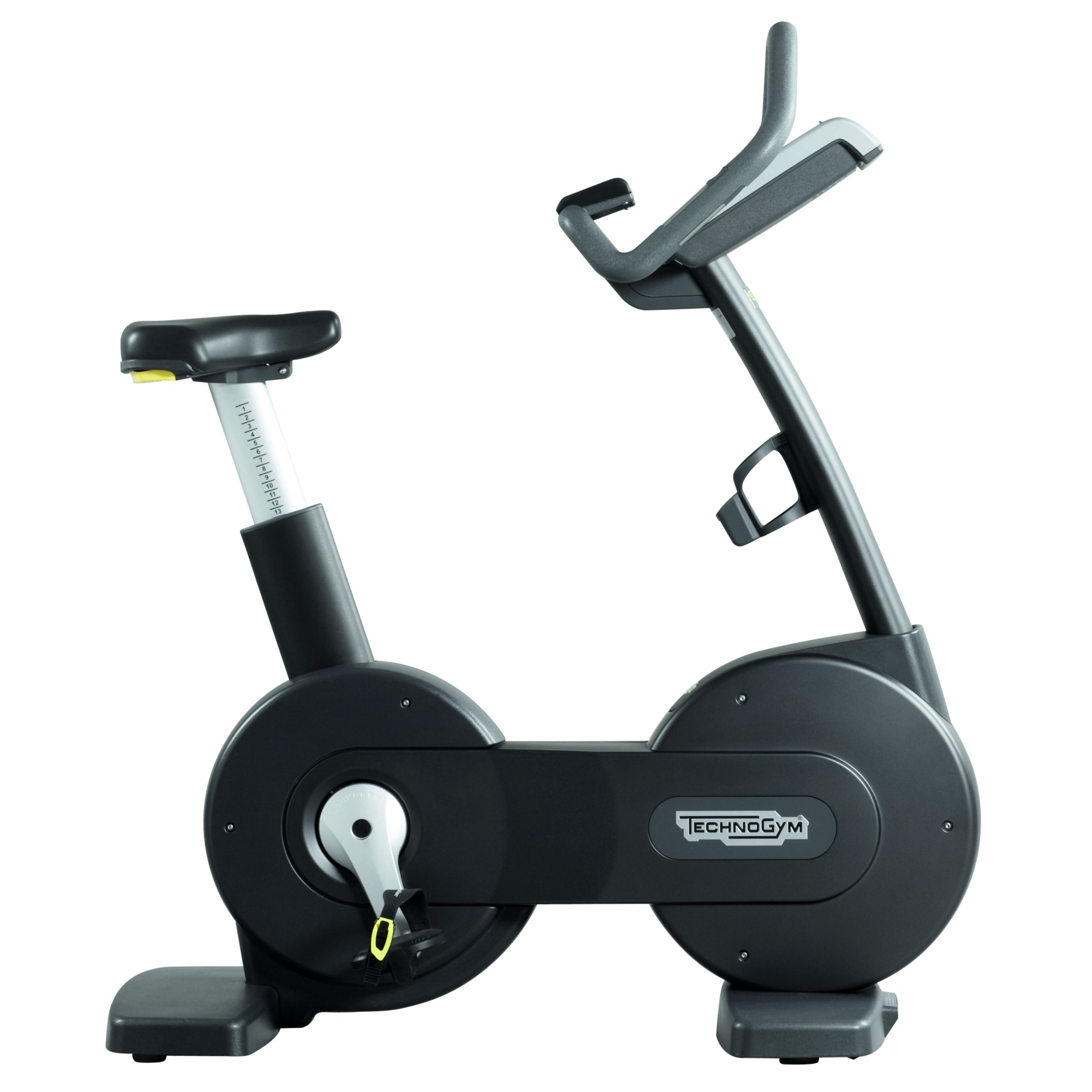 Technogym Excite 700 LED Exercise Bike with Grey Seat at John Lewis