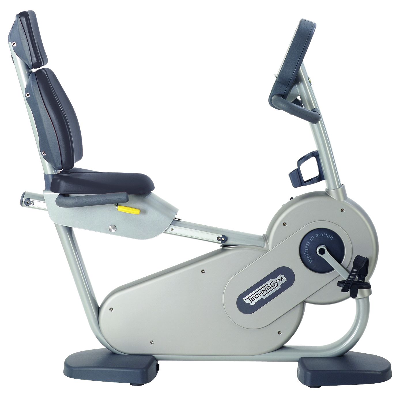 Technogym Forma Recumbent Exercise Bike with Grey Seat