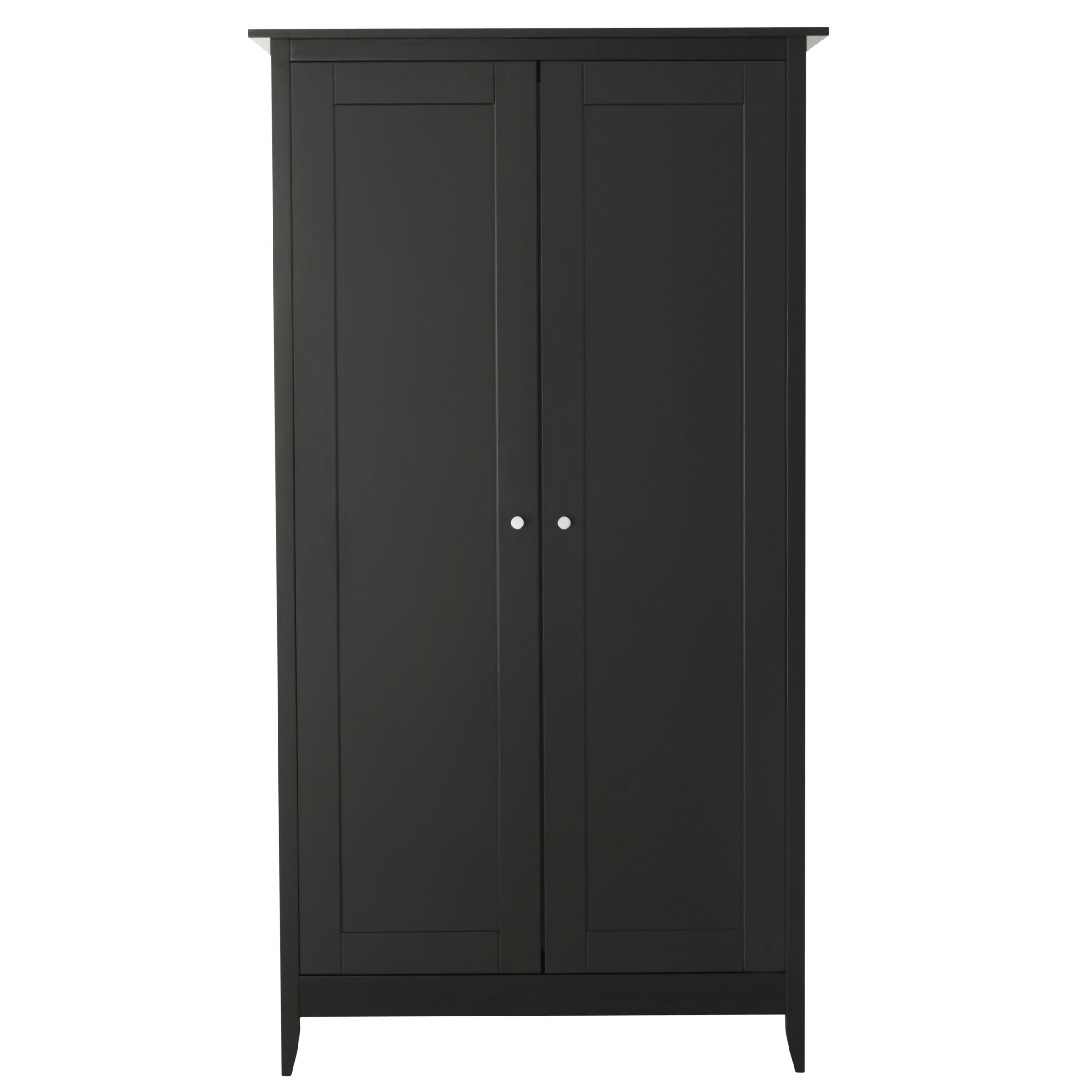 Aspen 2 Door Wardrobe, Black