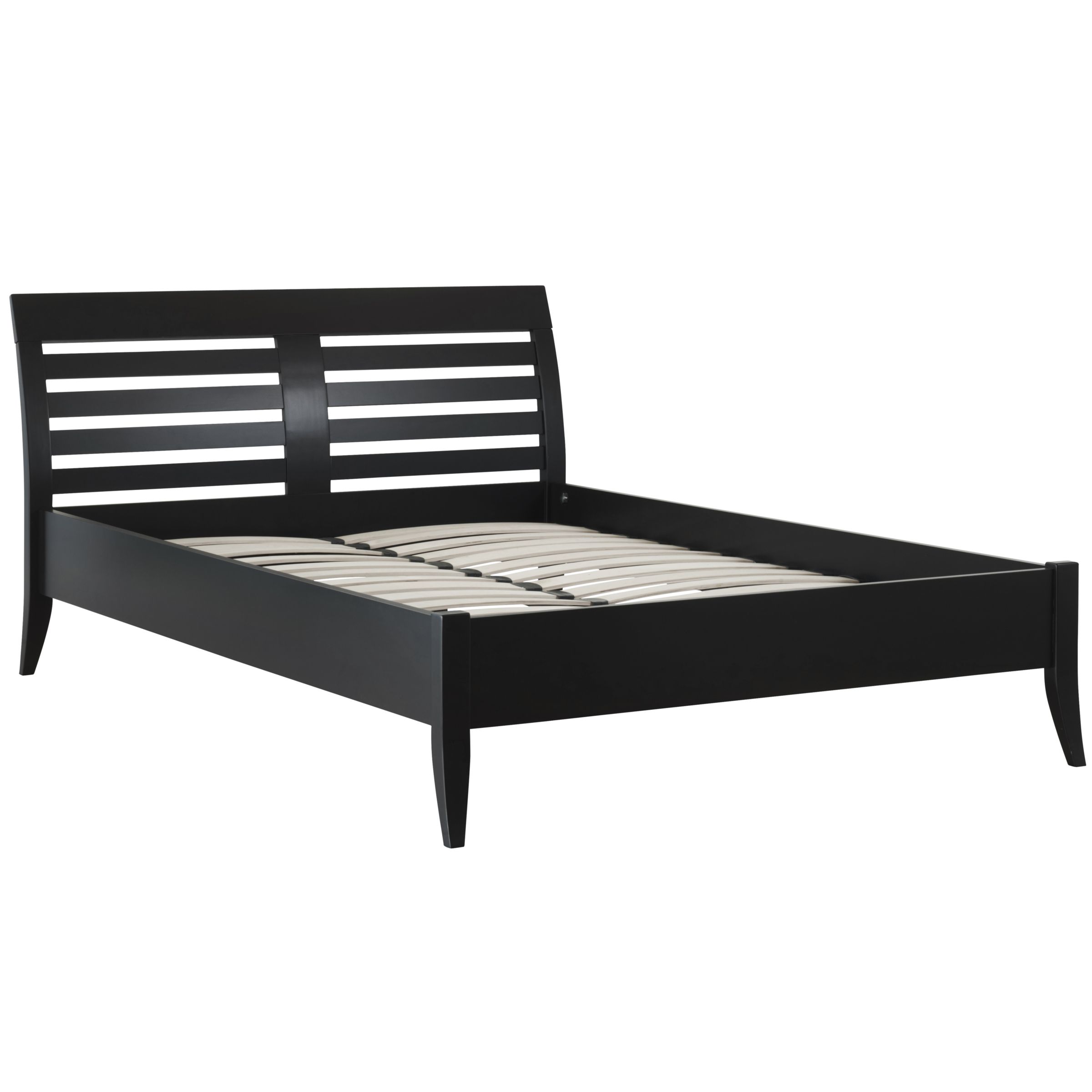 John Lewis Aspen Bedstead, Double, Black