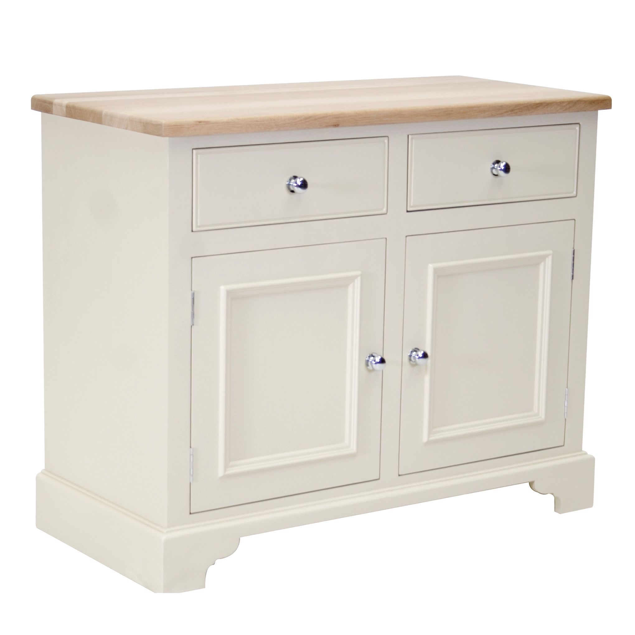 Neptune Chichester 3ft 6 Sideboard, Limestone, width 106cm