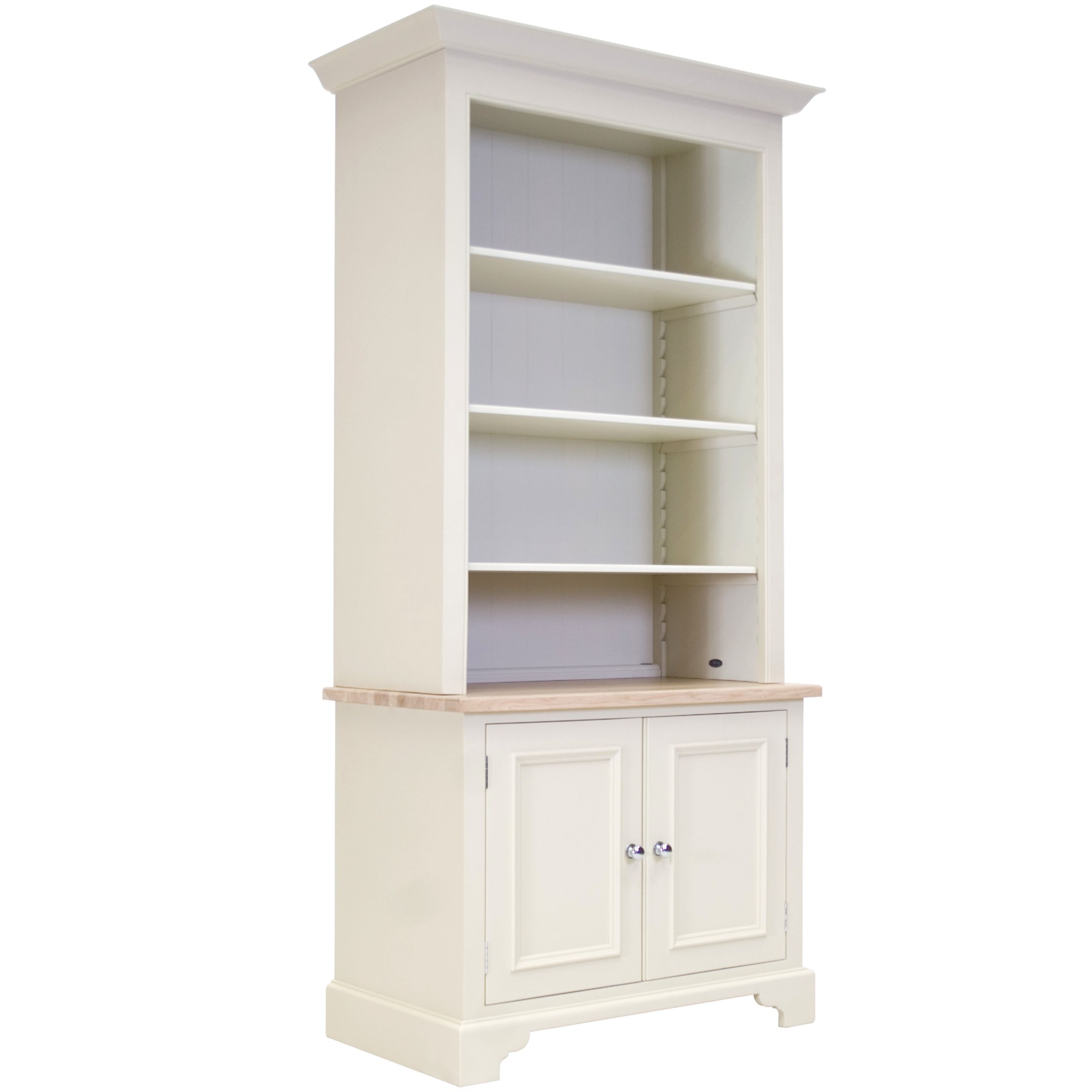 Neptune Chichester Full Height Bookcase, Limestone